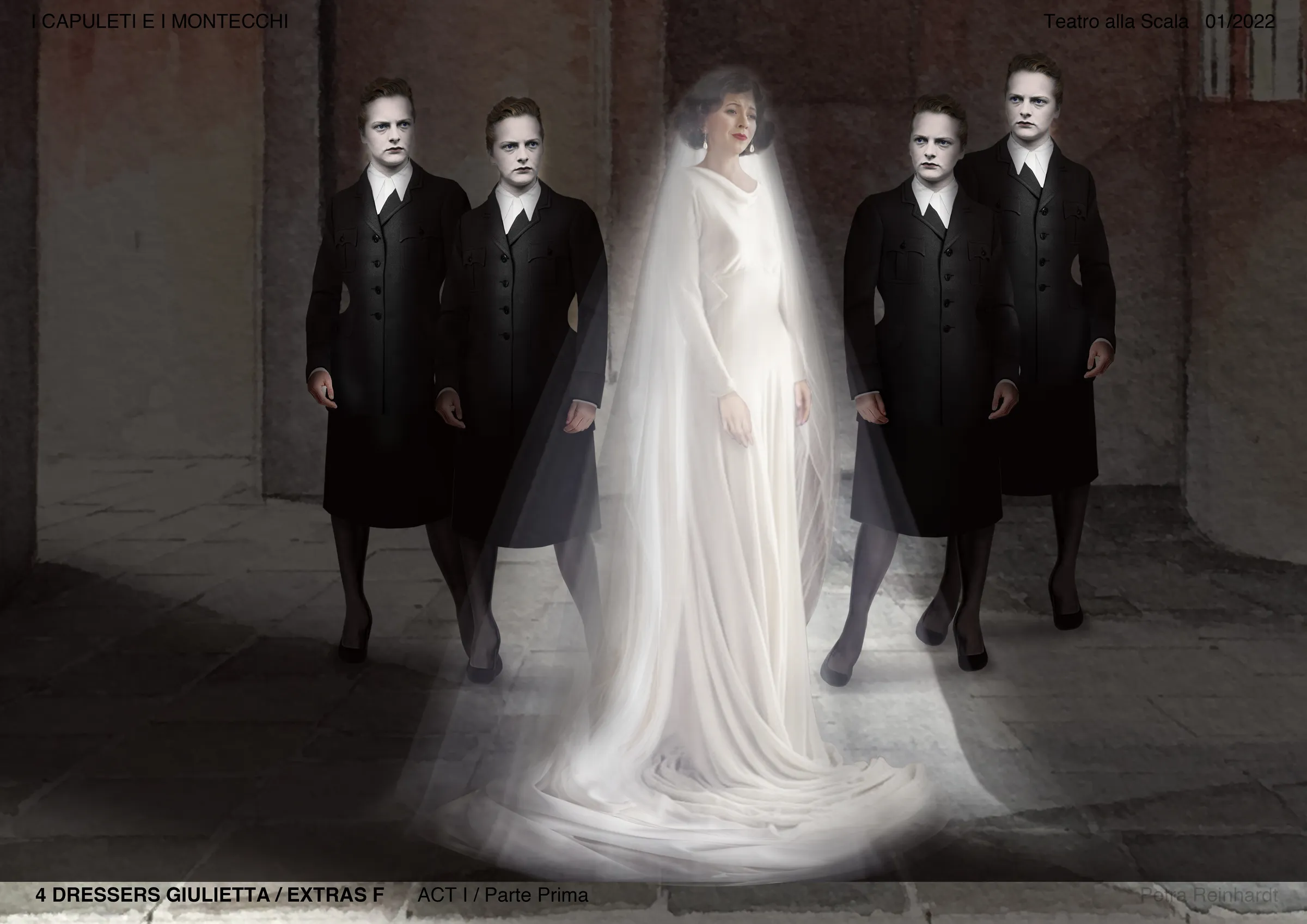 I Capuleti e I Montecchi Teatro alla Scala Milano, Costume Design by Petra Reinhardt