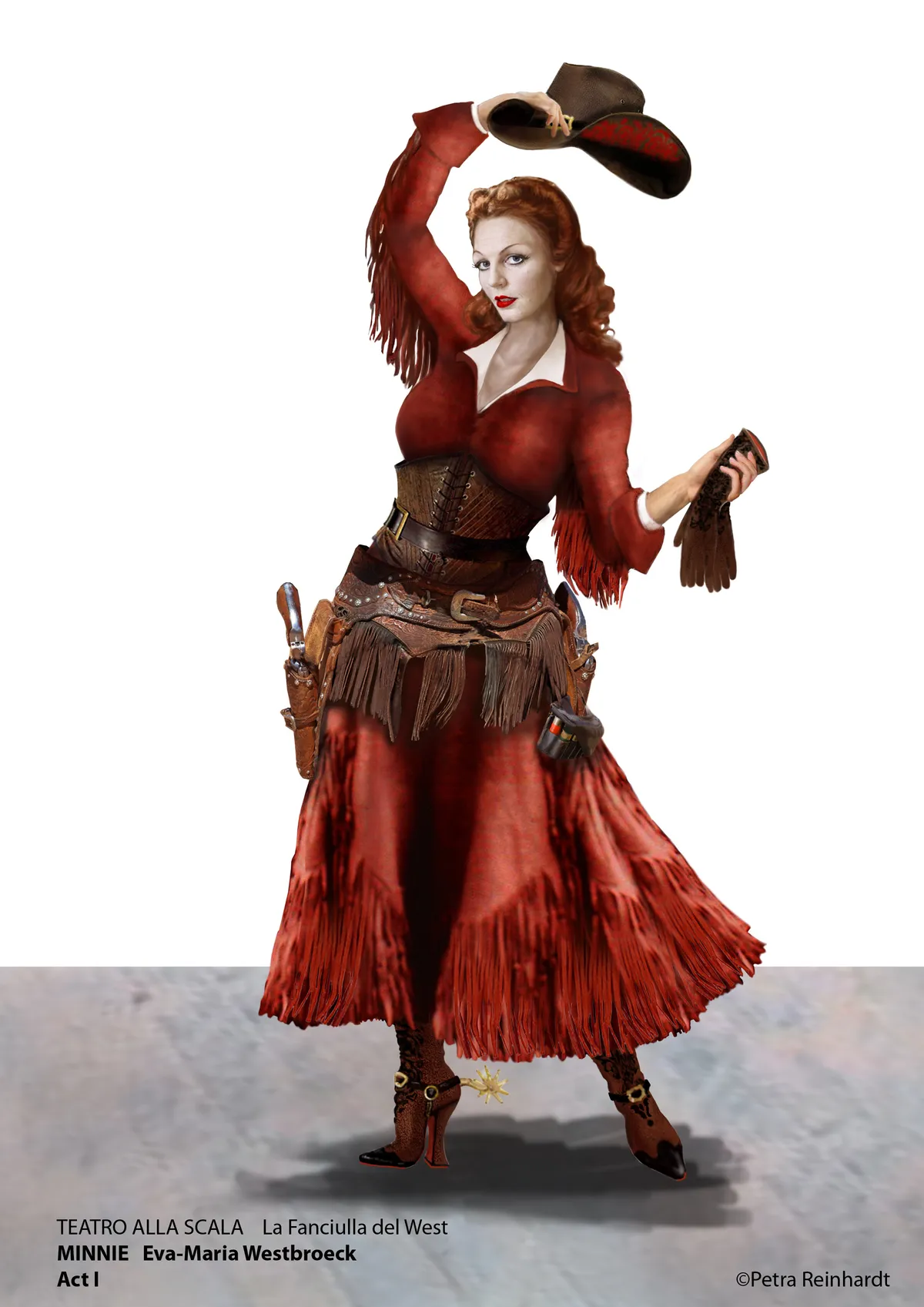 01b, LA FANCIULLA DEL WEST Teatro alla Scala, Milano, Costume Design by Petra Reinhardt ©Petra-Reinhardt