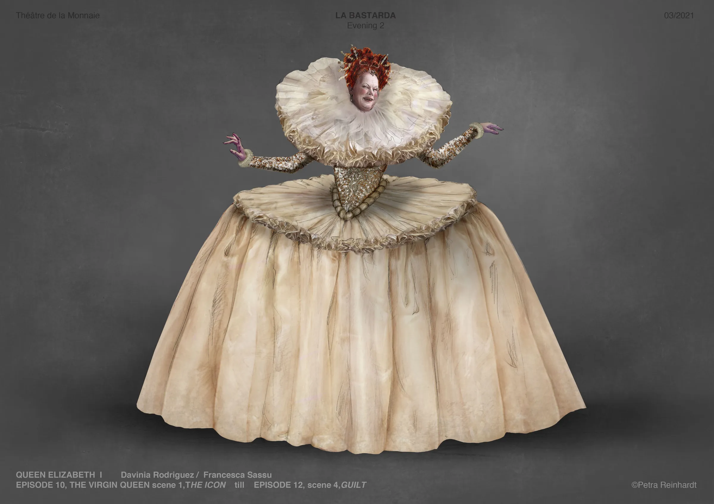 BASTARDA Theatre de La Monnaie, Bruxelles, Costume Design by Petra Reinhardt