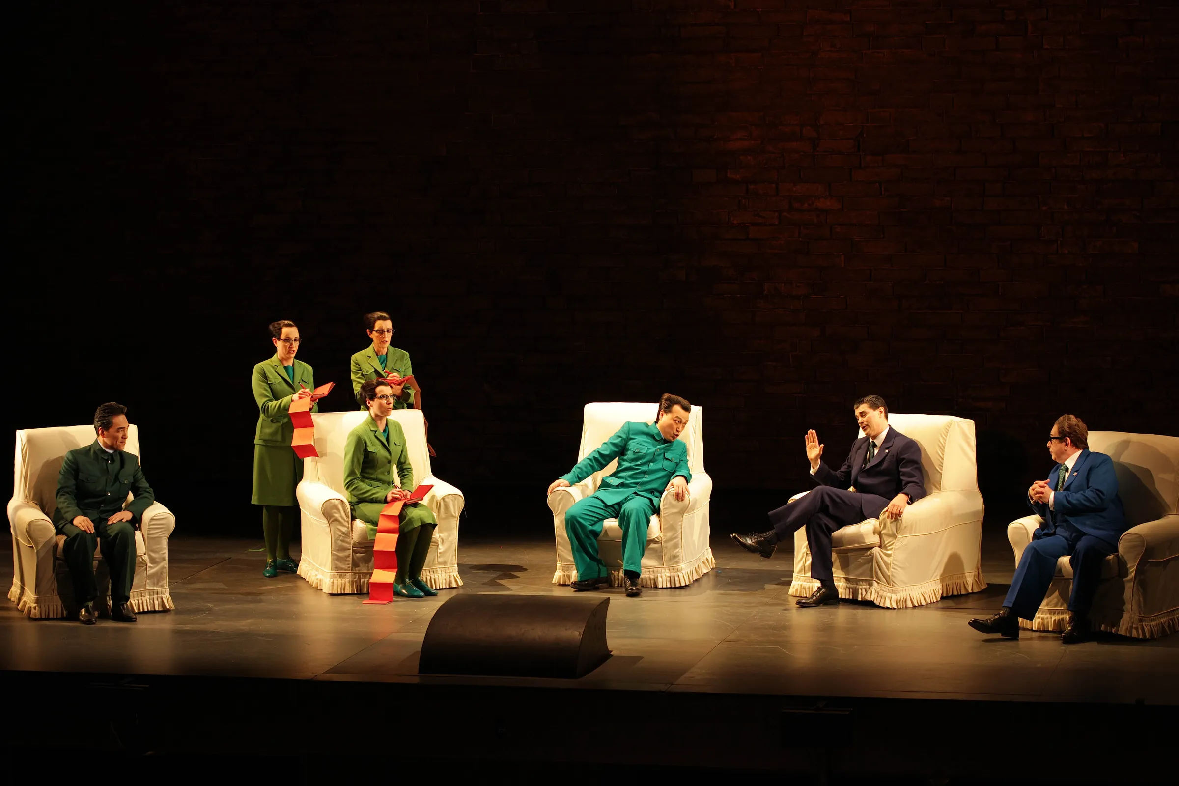 , NIXON IN CHINA Theatre du Chatelet, Paris, Costume Design by Petra Reinhardt