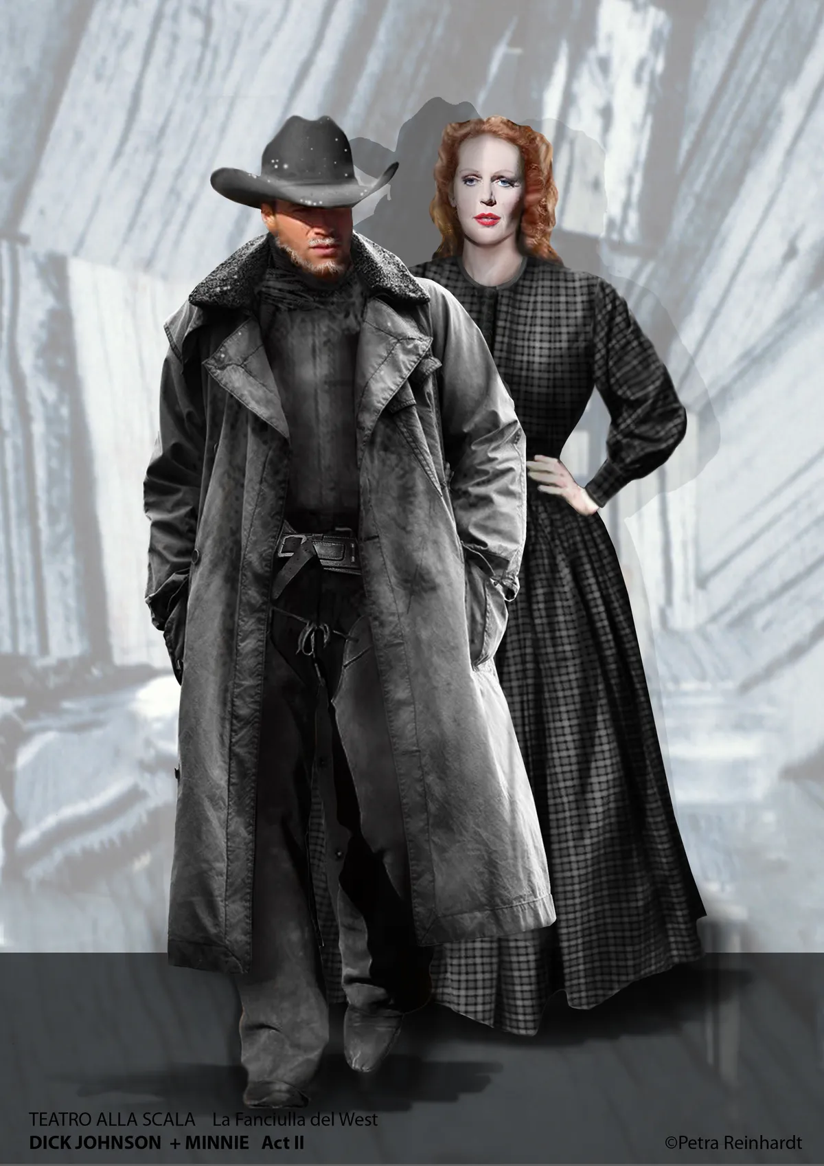02c, LA FANCIULLA DEL WEST Teatro alla Scala, Milano, Costume Design by Petra Reinhardt ©Petra-Reinhardt