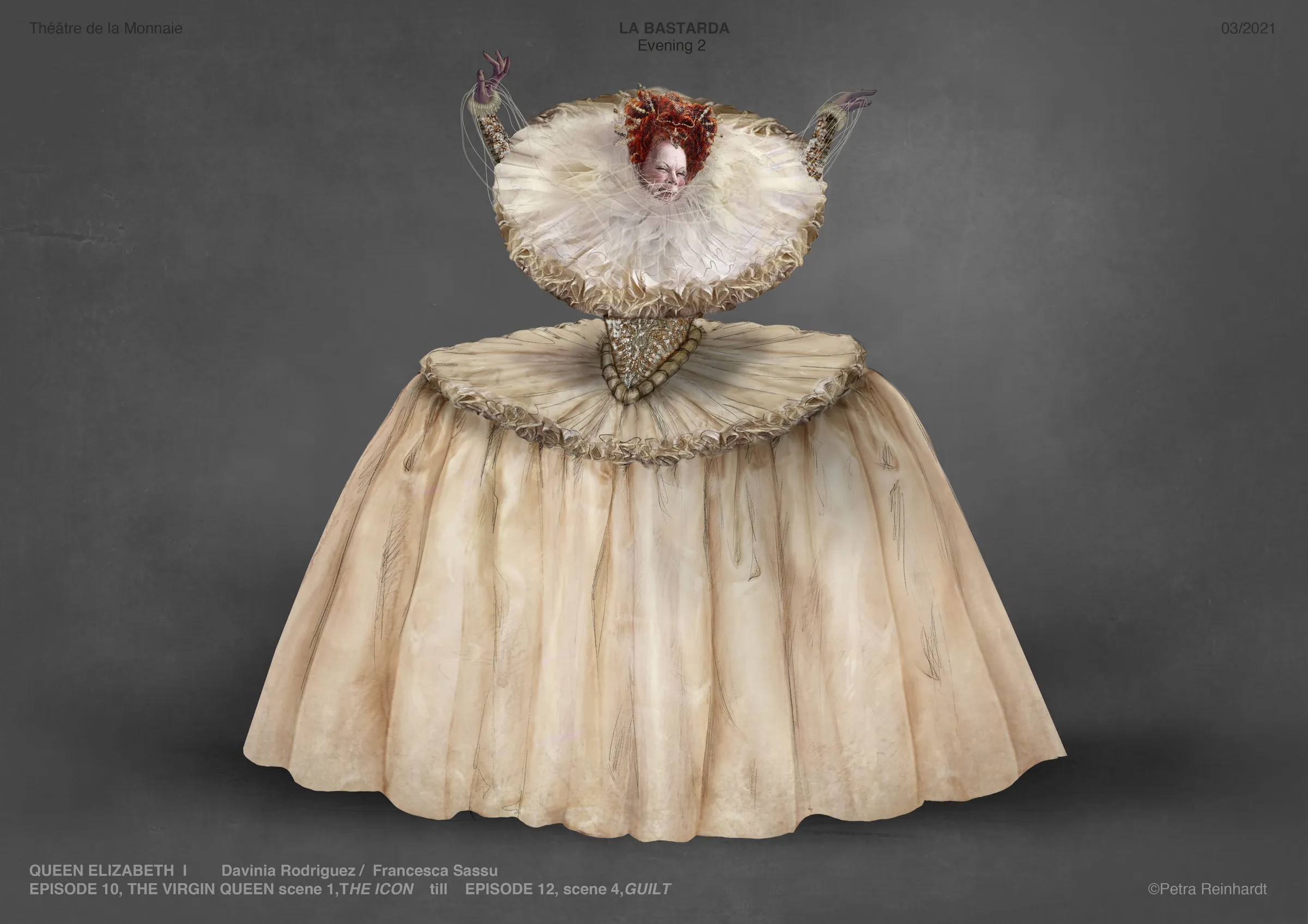 BASTARDA Theatre de La Monnaie, Bruxelles, Costume Design by Petra Reinhardt