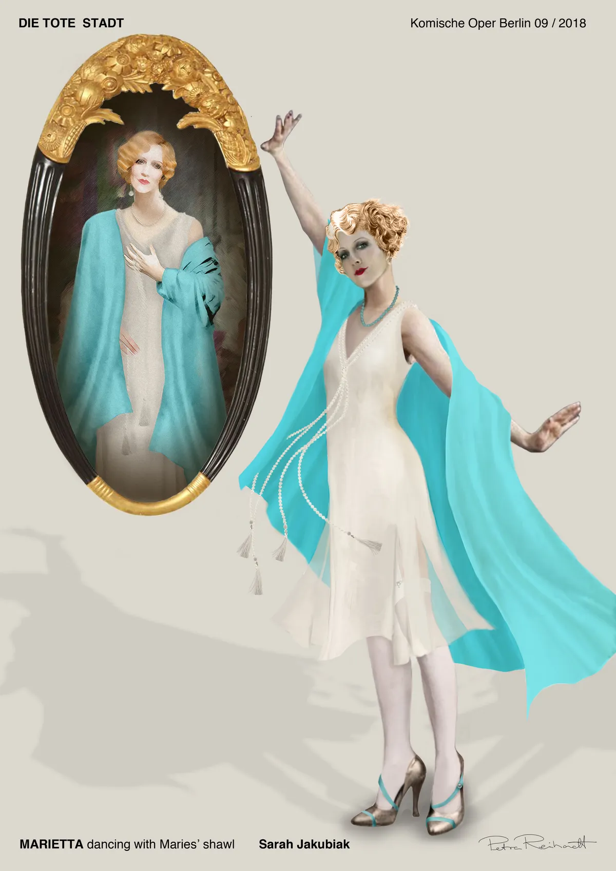 DIE TOTE STADT Komische Oper, Berlin, Costume Design by Petra Reinhardt