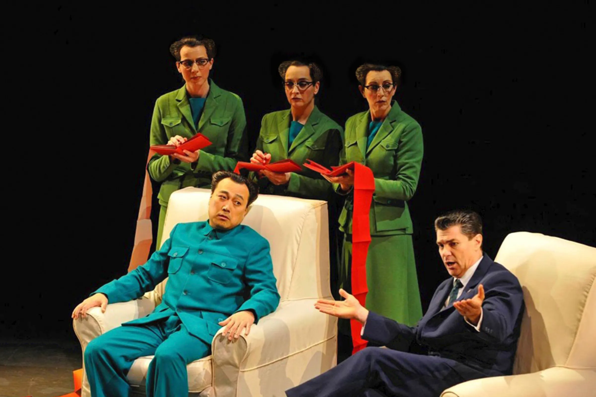 , NIXON IN CHINA Theatre du Chatelet, Paris, Costume Design by Petra Reinhardt