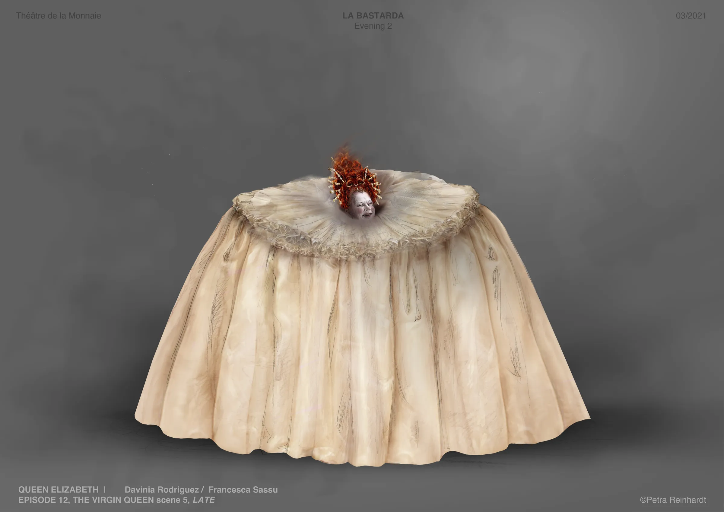 BASTARDA Theatre de La Monnaie, Bruxelles, Costume Design by Petra Reinhardt