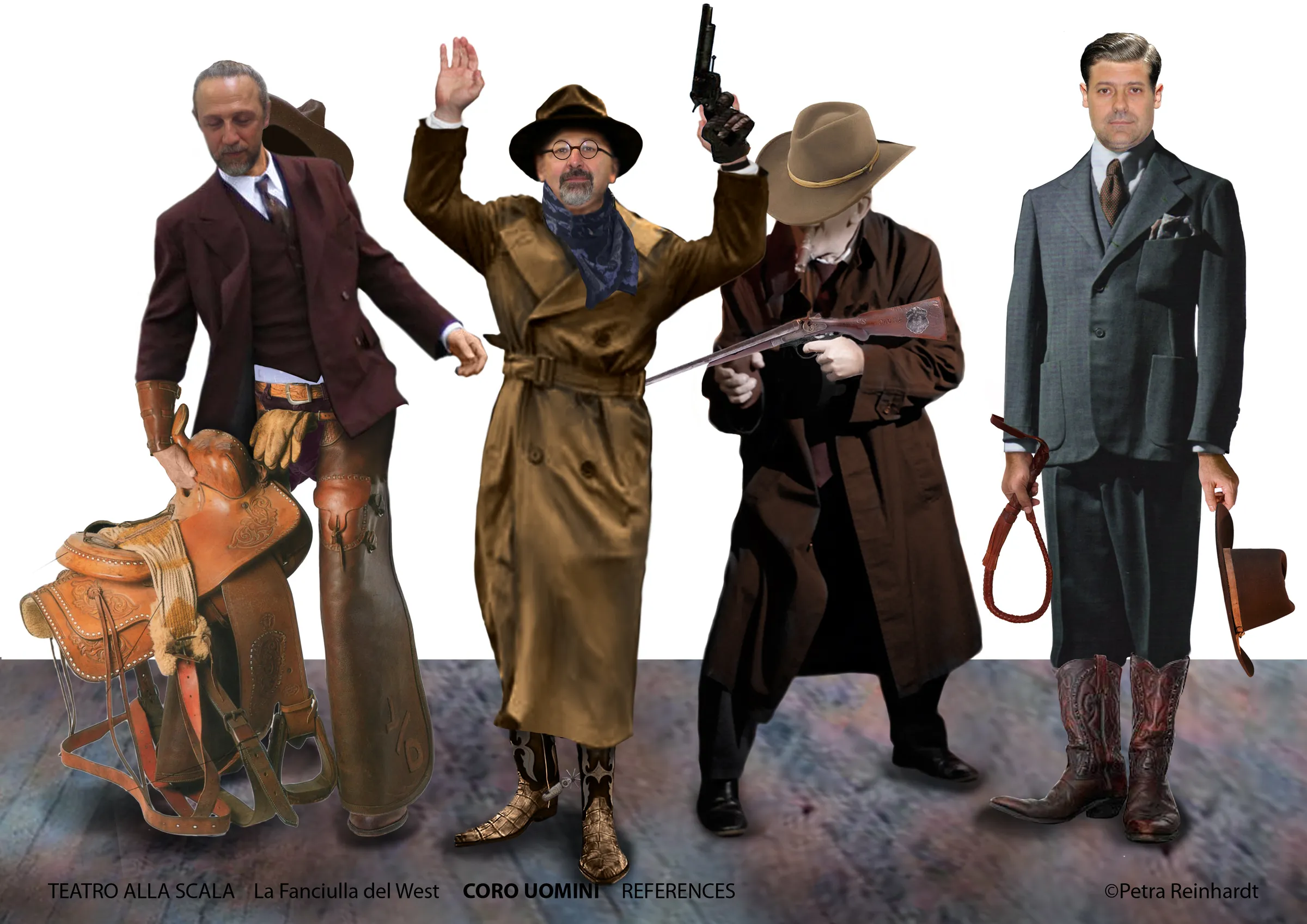 LA FANCIULLA DEL WEST Teatro alla Scala, Milano, Costume Design by Petra Reinhardt ©Petra-Reinhardt