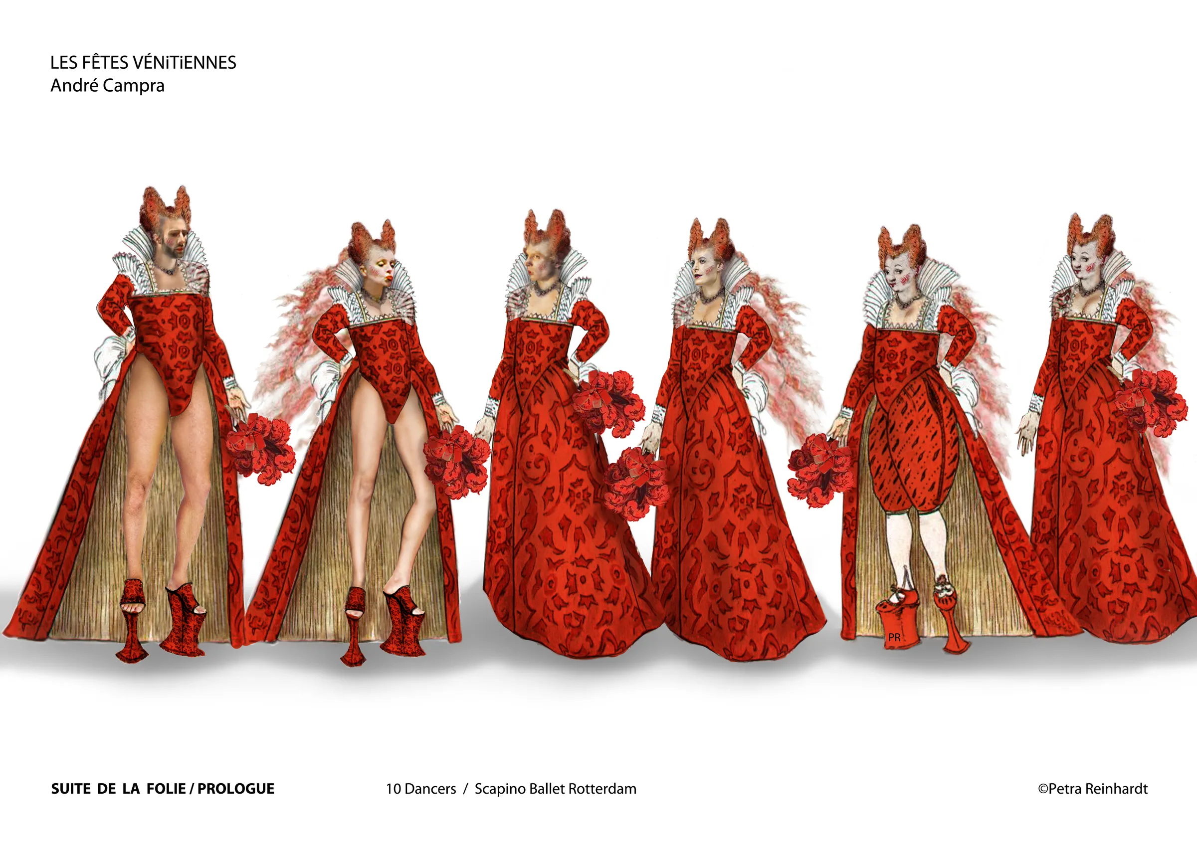 LES FETES VENITIENNES Opera Comique, Paris, Costume Design by Petra Reinhardt