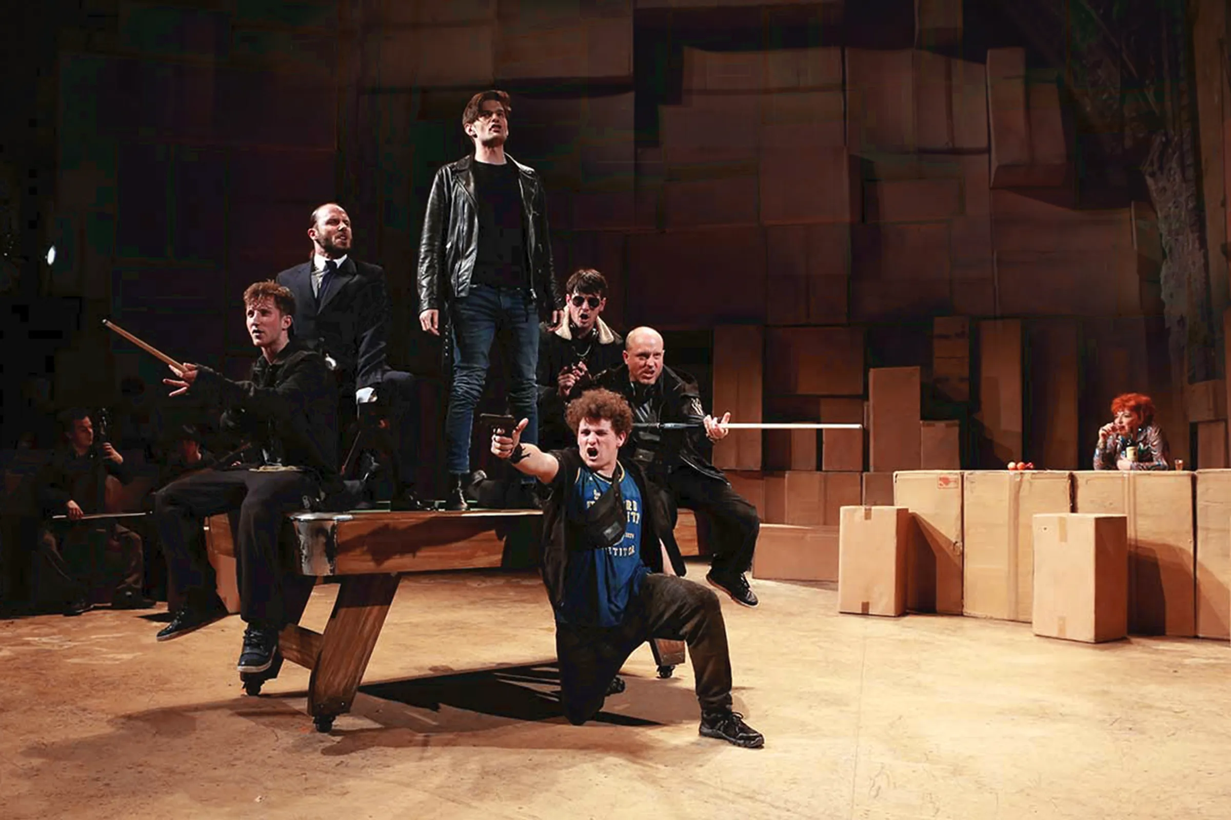 THE BEGGARS OPERA Theatre des Bouffes du Nord, Paris, Costume Design by Petra Reinhardt ©Patrick-Berger