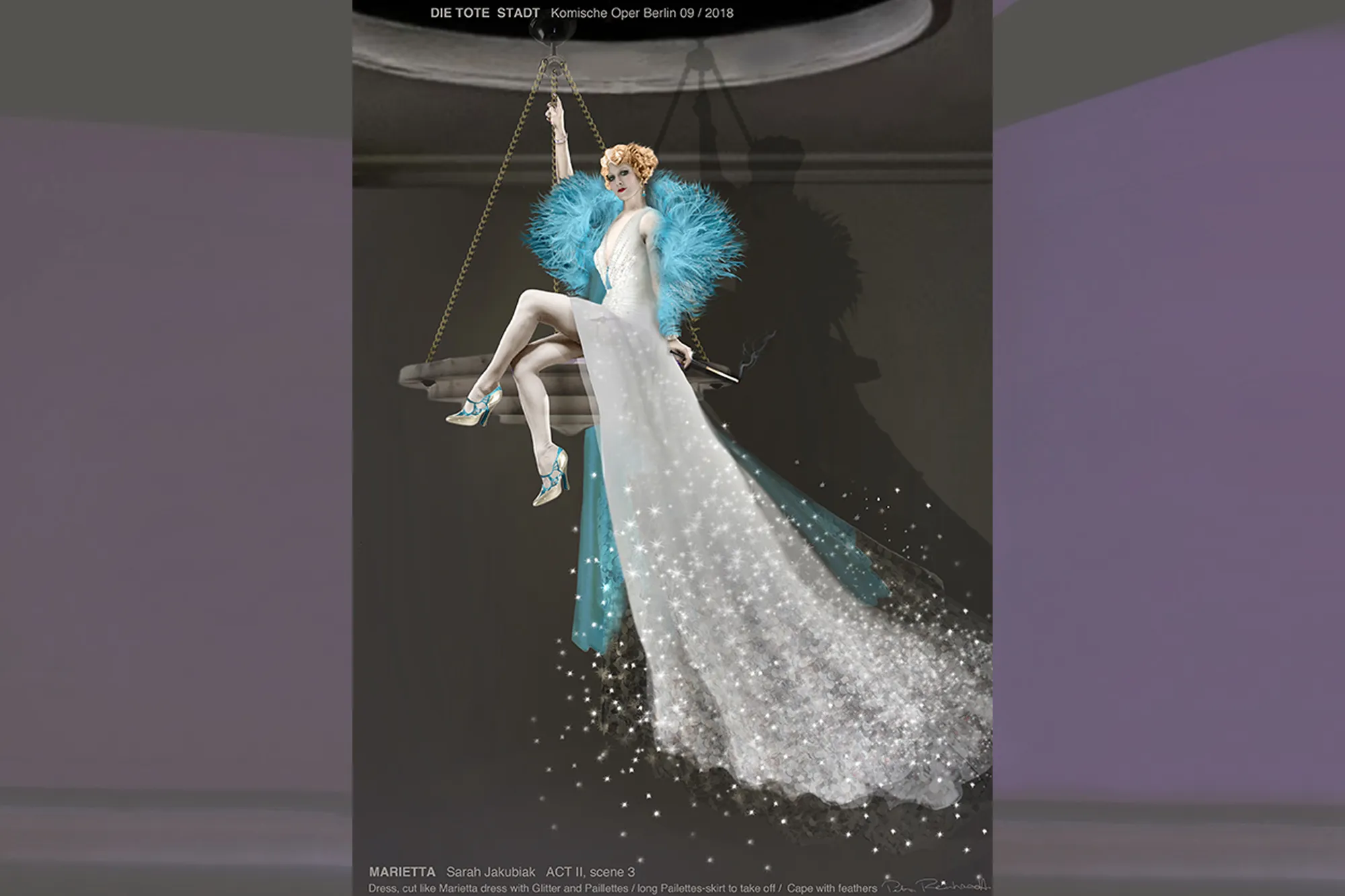 DIE TOTE STADT Komische Oper, Berlin, Costume Design by Petra Reinhardt