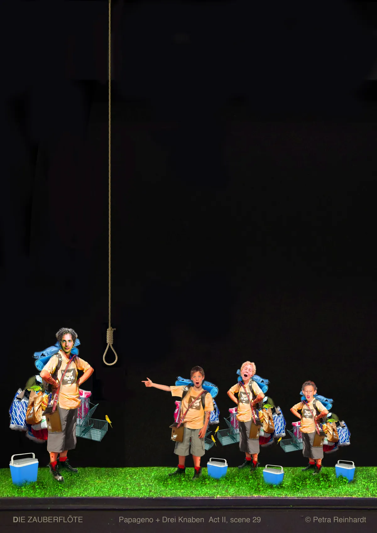 DIE ZAUBERFLOTE Festspielhaus Baden Baden Opera National de Paris, Bastille, Costume Design by Petra Reinhardt ©Petra-Reinhardt