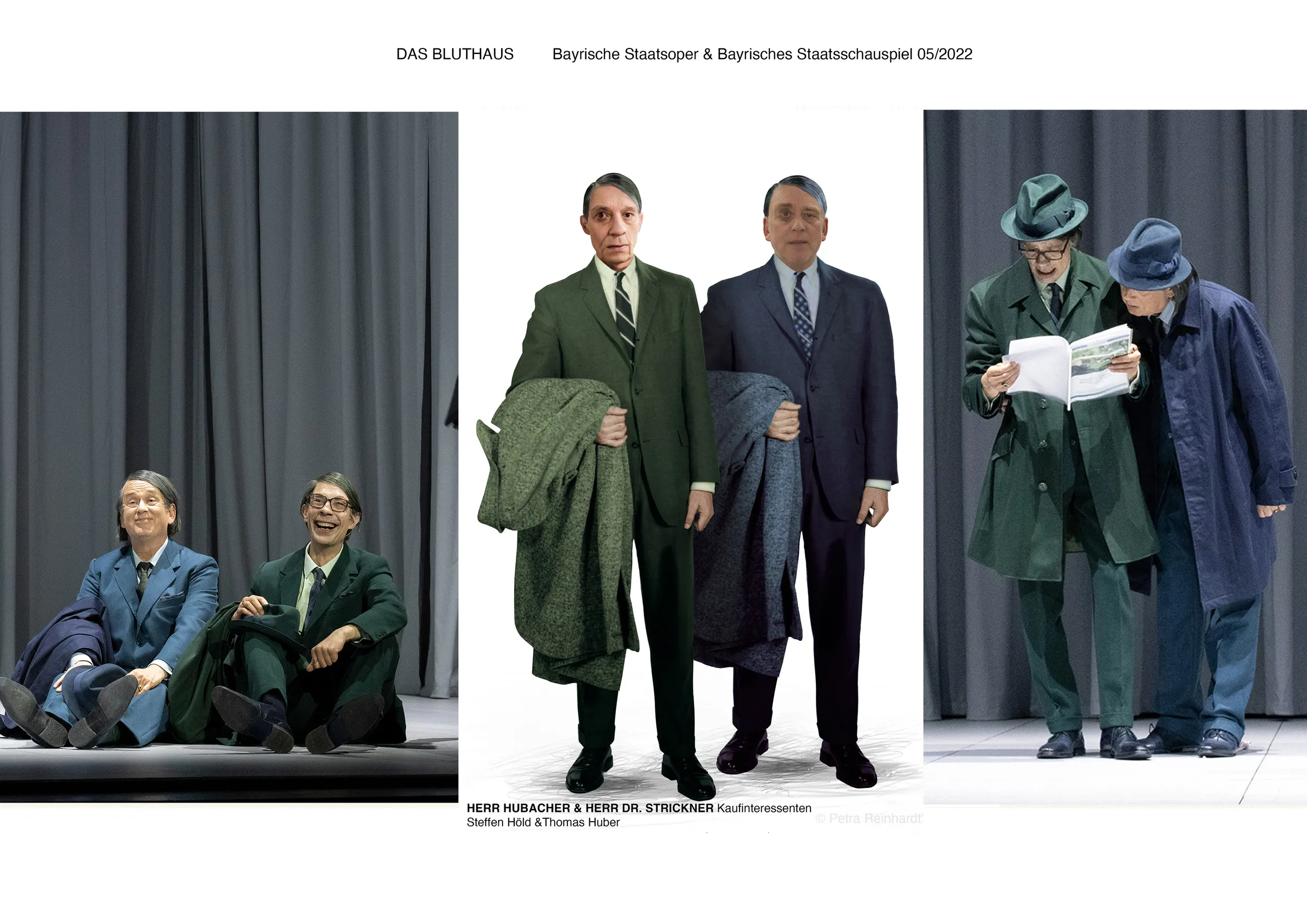 BLUTHAUS Bayerische Staatsoper, Bayerisches Staatsschauspiel Munchen, Costume Design by Petra Reinhardt