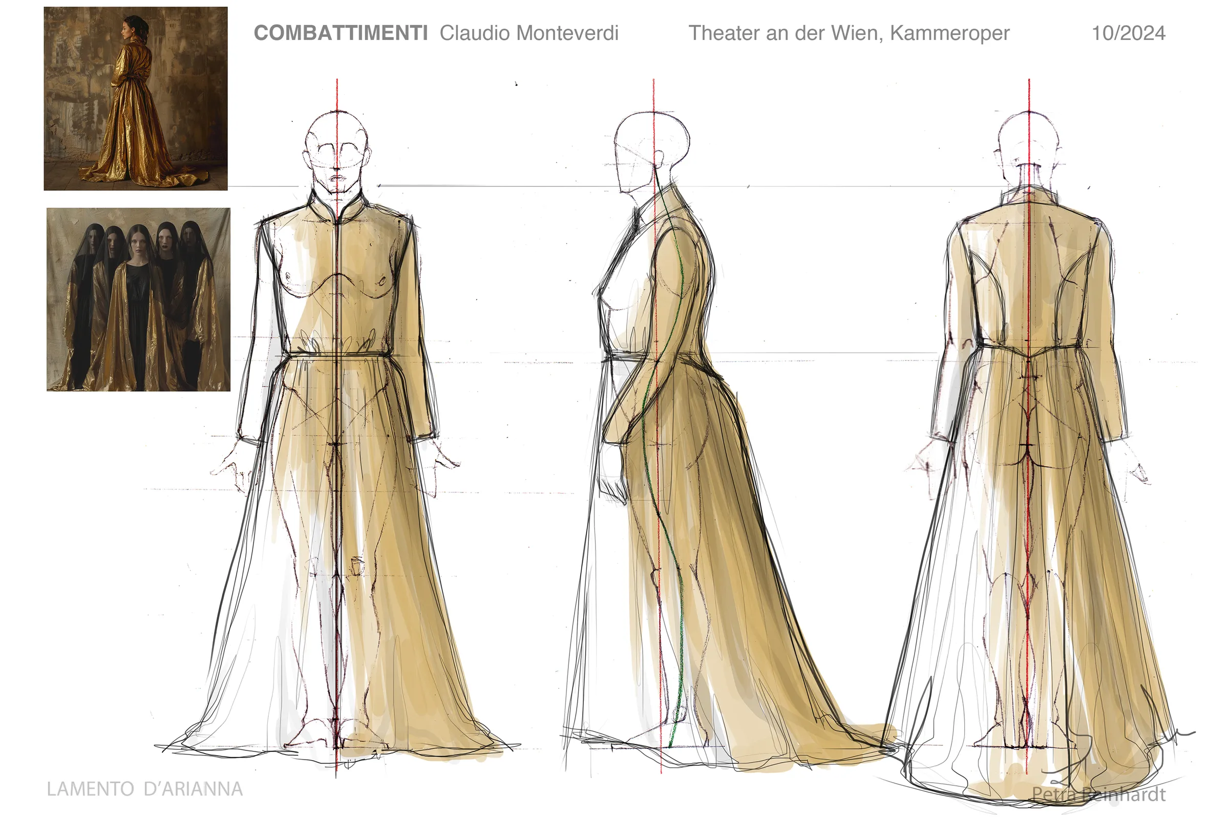COMBATTIMENTI Theater an der Wien, Costume Design by Petra Reinhardt ©Petra-Reinhardt