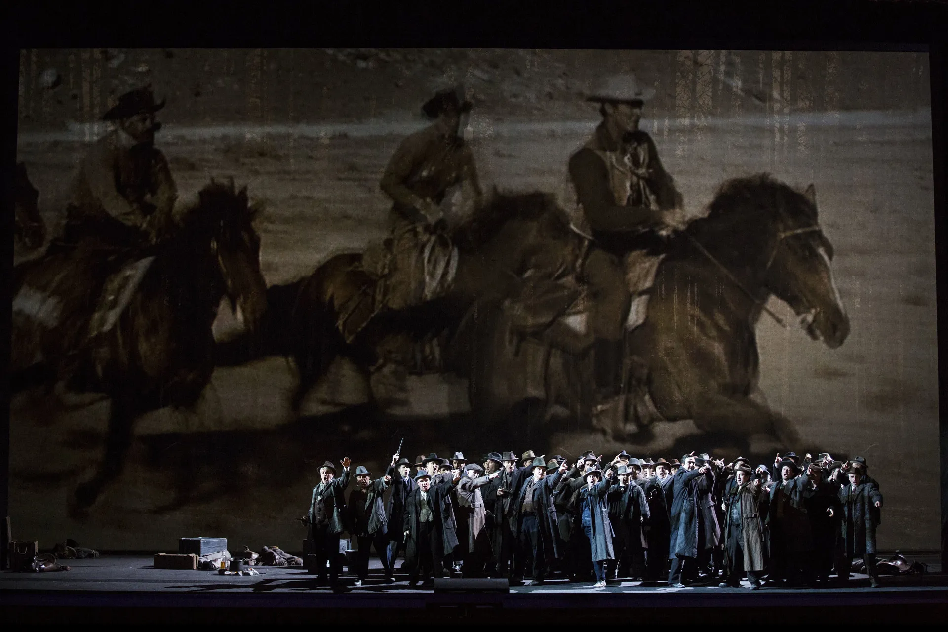 LA FANCIULLA DEL WEST Teatro alla Scala, Milano, Costume Design by Petra Reinhardt ©Marco-Brescia-Rudy-Amisano