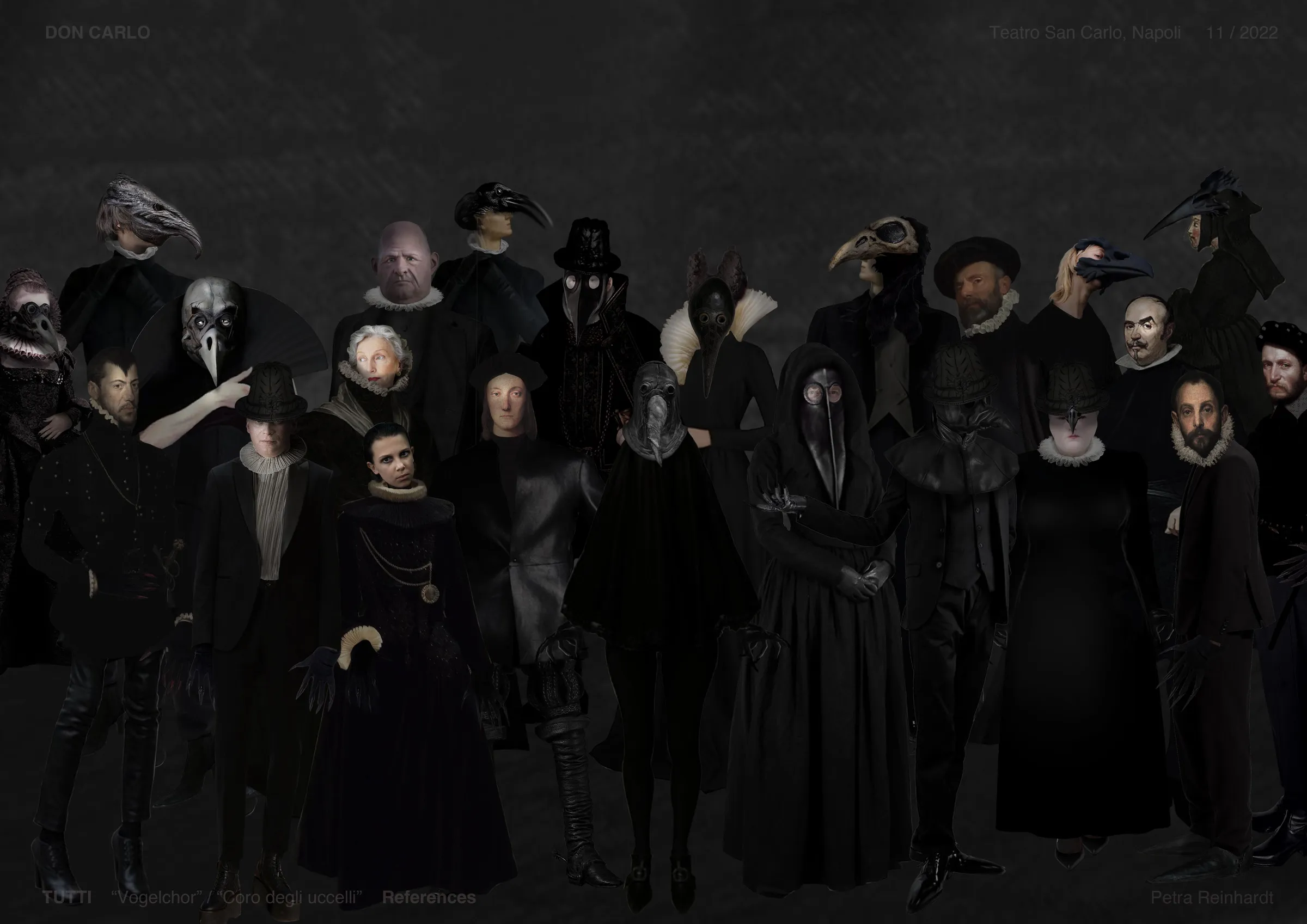 DON CARLO Teatro di San Carlo, Napoli, Costume Design by Petra Reinhardt