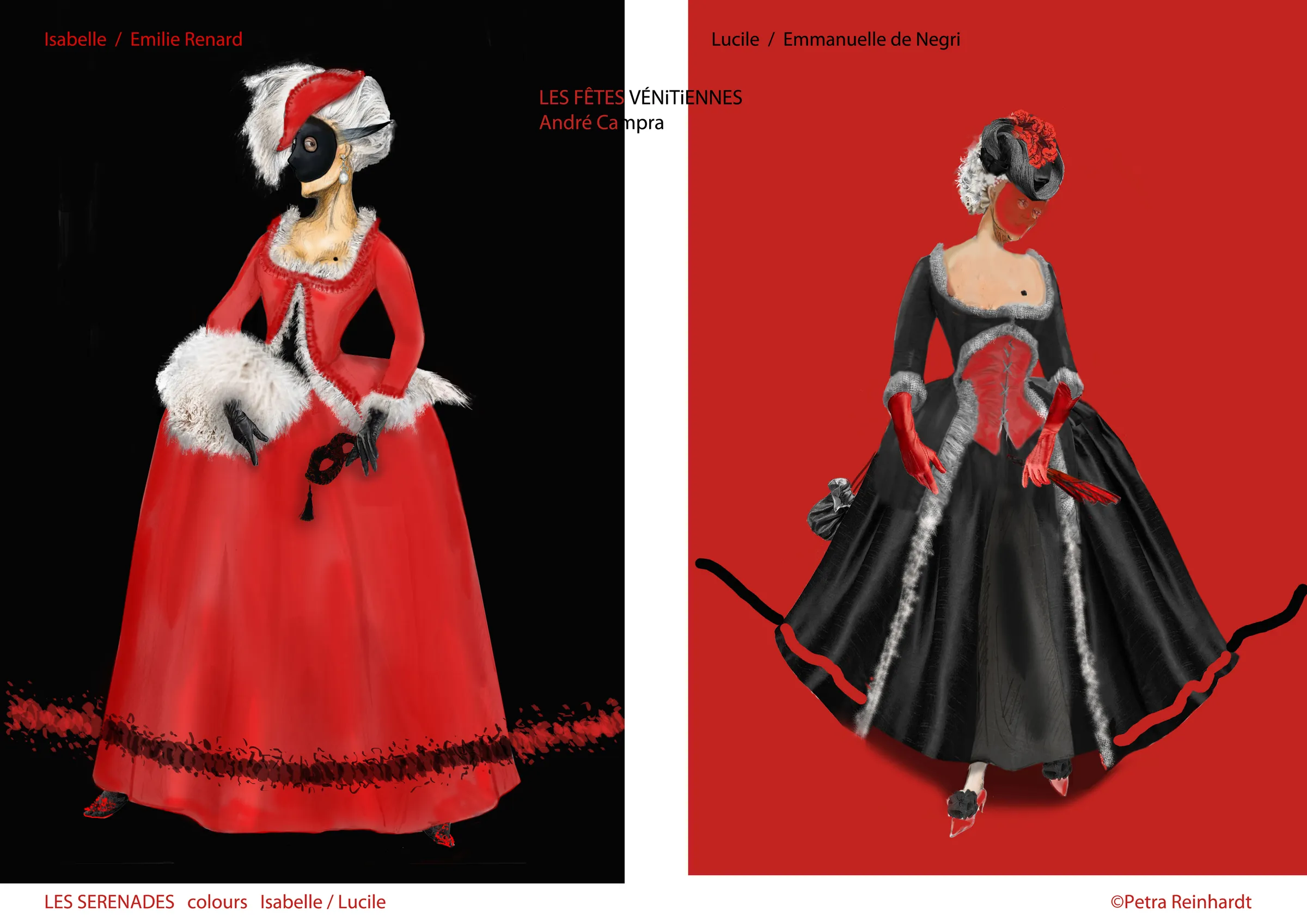LES FETES VENITIENNES Opera Comique, Paris, Costume Design by Petra Reinhardt ©-Petra-Reinhardt