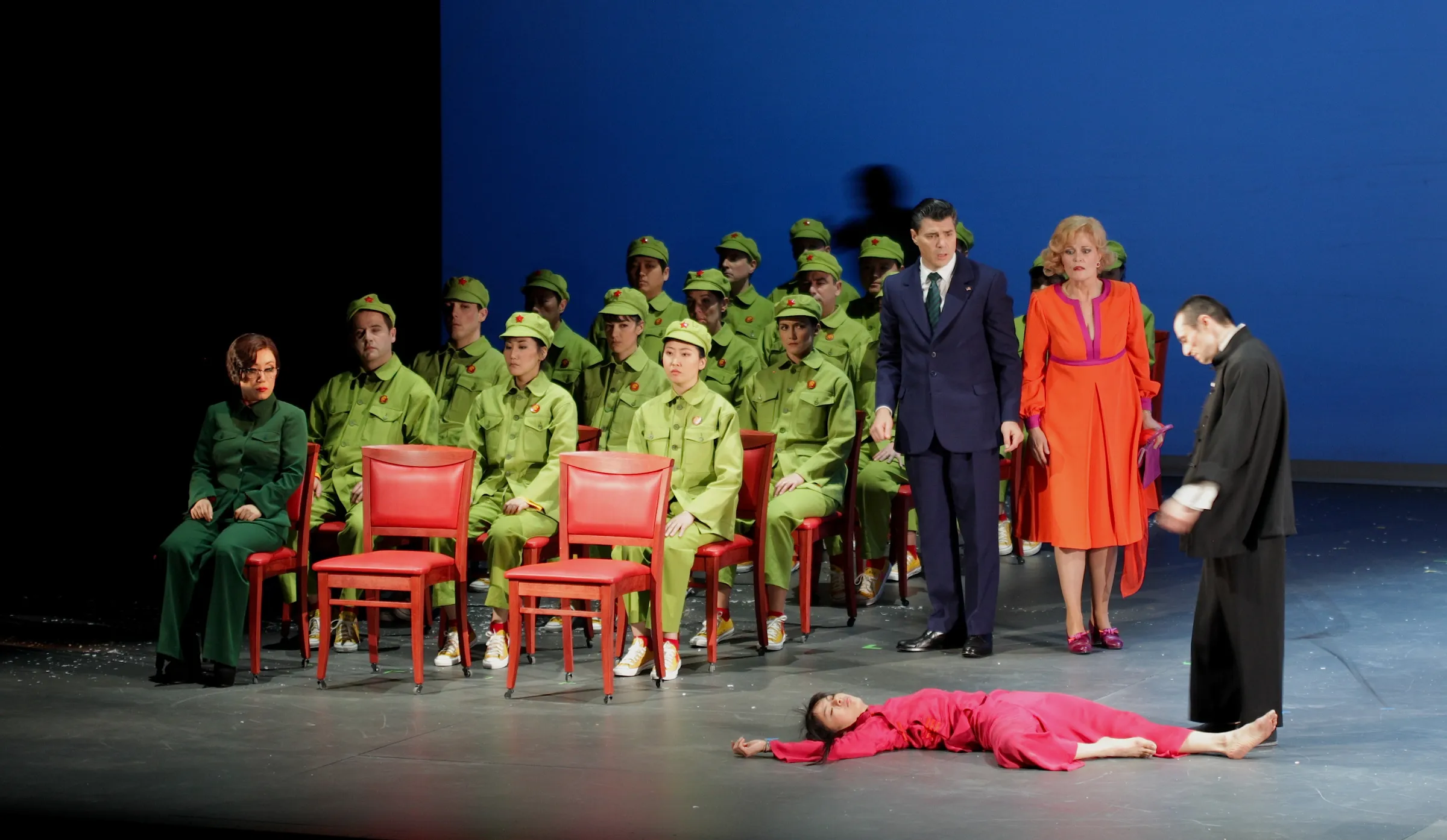 , NIXON IN CHINA Theatre du Chatelet, Paris, Costume Design by Petra Reinhardt