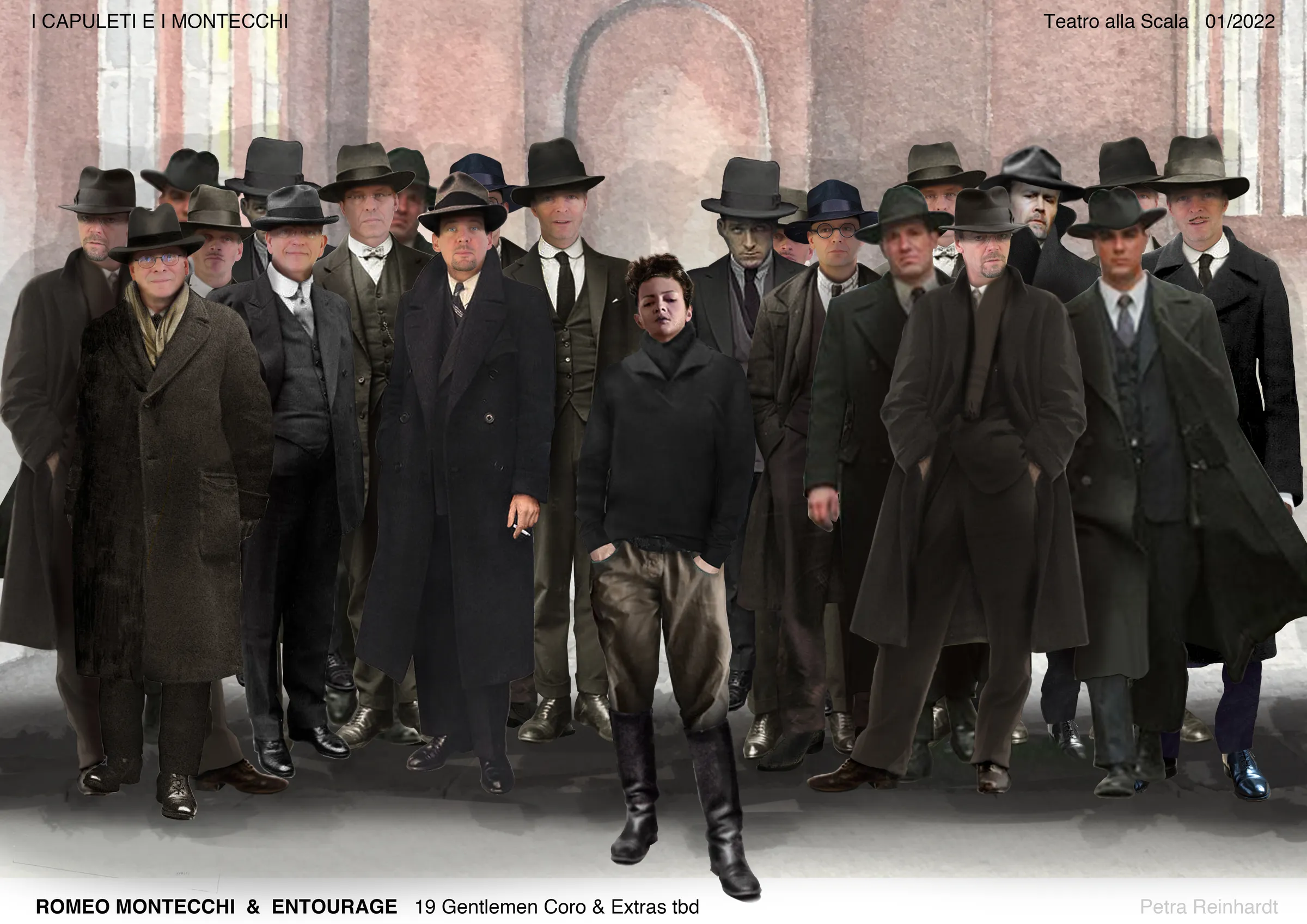 I Capuleti e I Montecchi Teatro alla Scala Milano, Costume Design by Petra Reinhardt