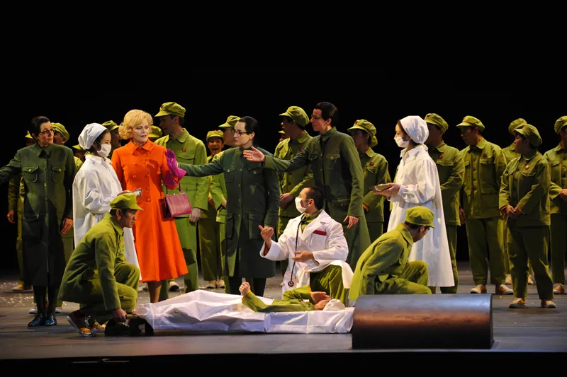 , NIXON IN CHINA Theatre du Chatelet, Paris, Costume Design by Petra Reinhardt