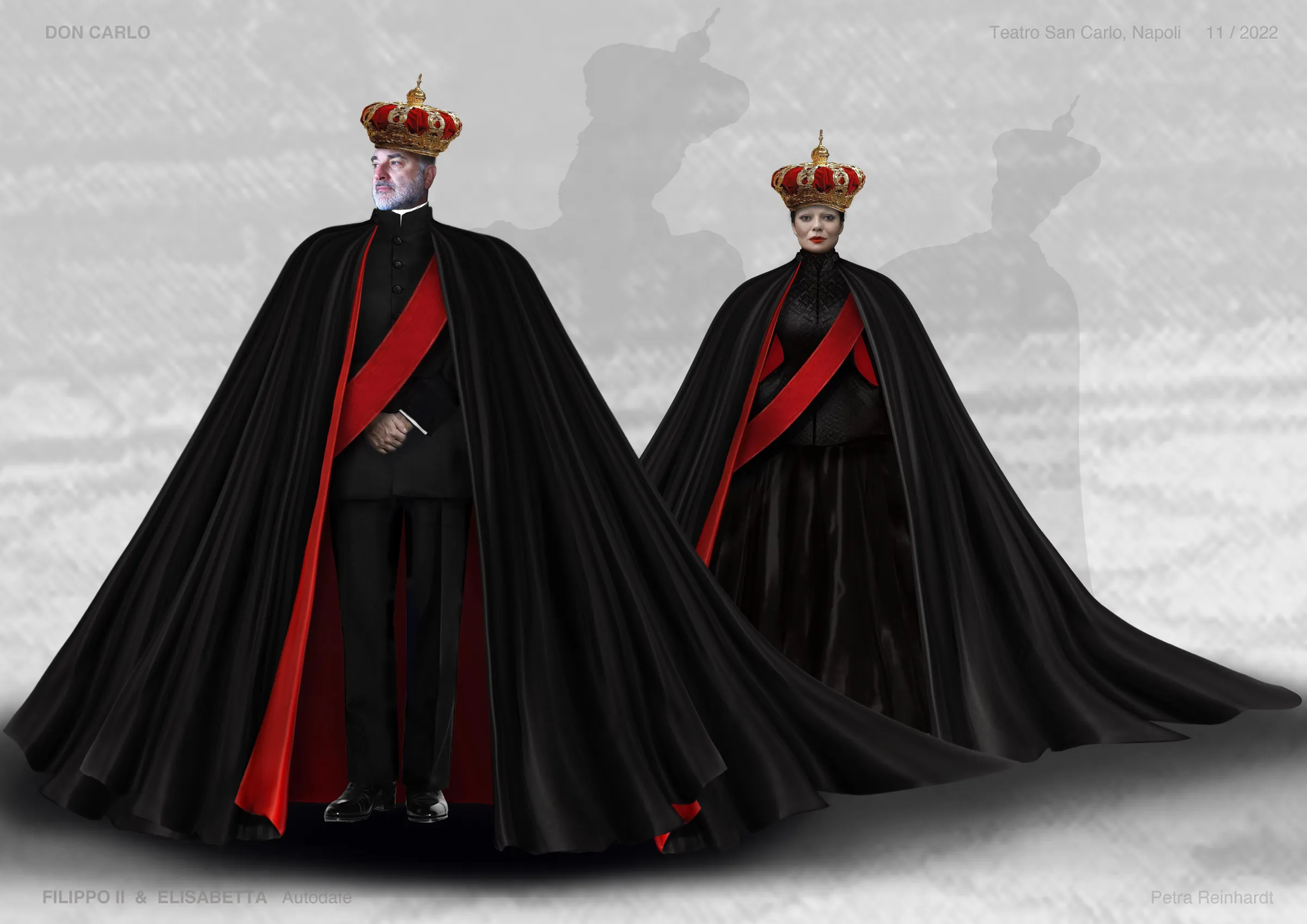 DON CARLO Teatro di San Carlo, Napoli, Costume Design by Petra Reinhardt