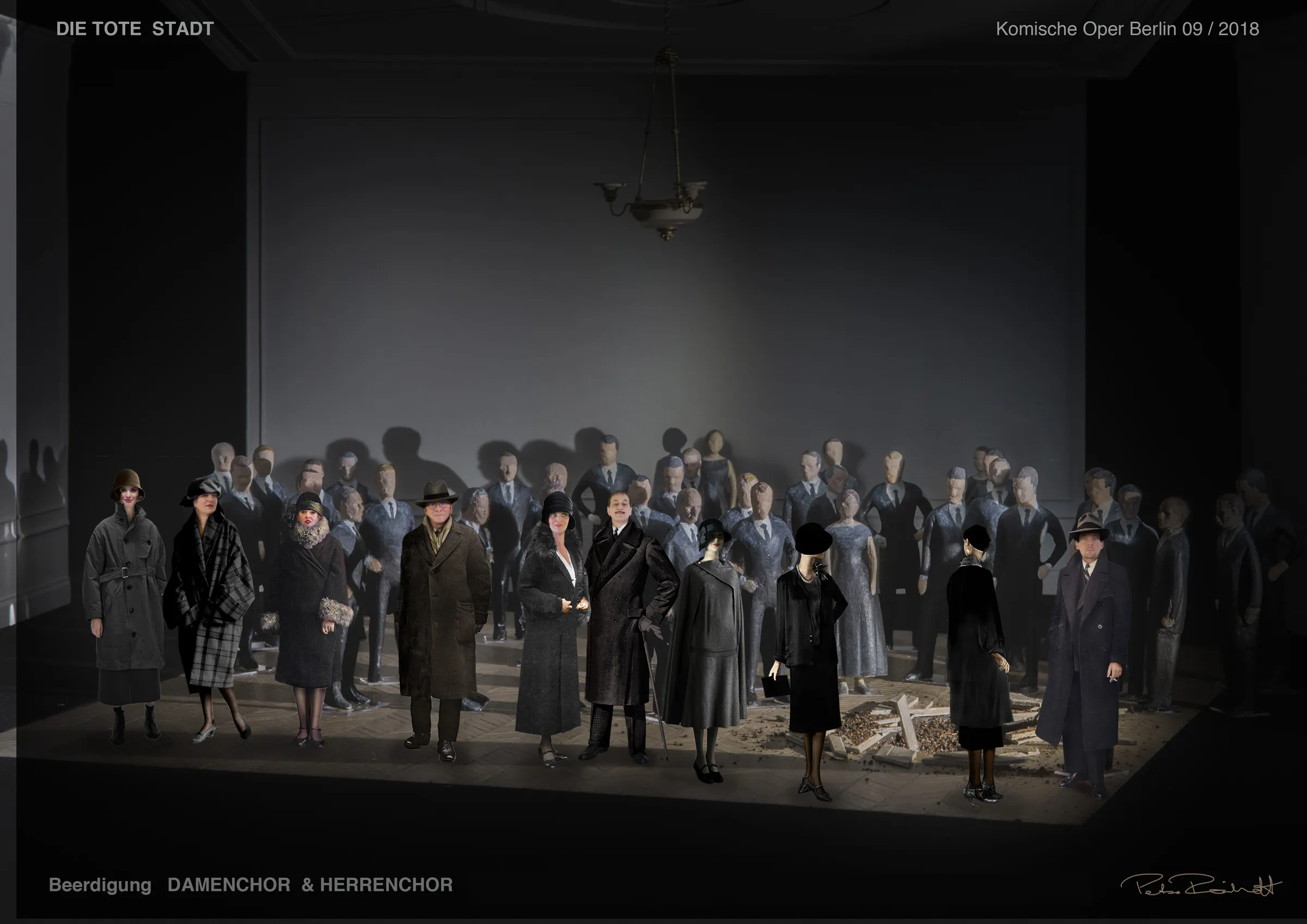 DIE TOTE STADT Komische Oper, Berlin, Costume Design by Petra Reinhardt