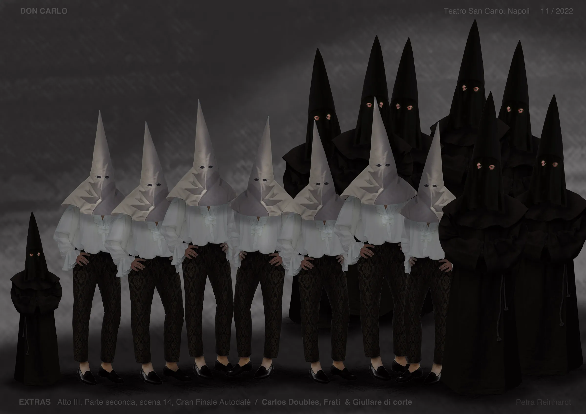 DON CARLO Teatro di San Carlo, Napoli, Costume Design by Petra Reinhardt