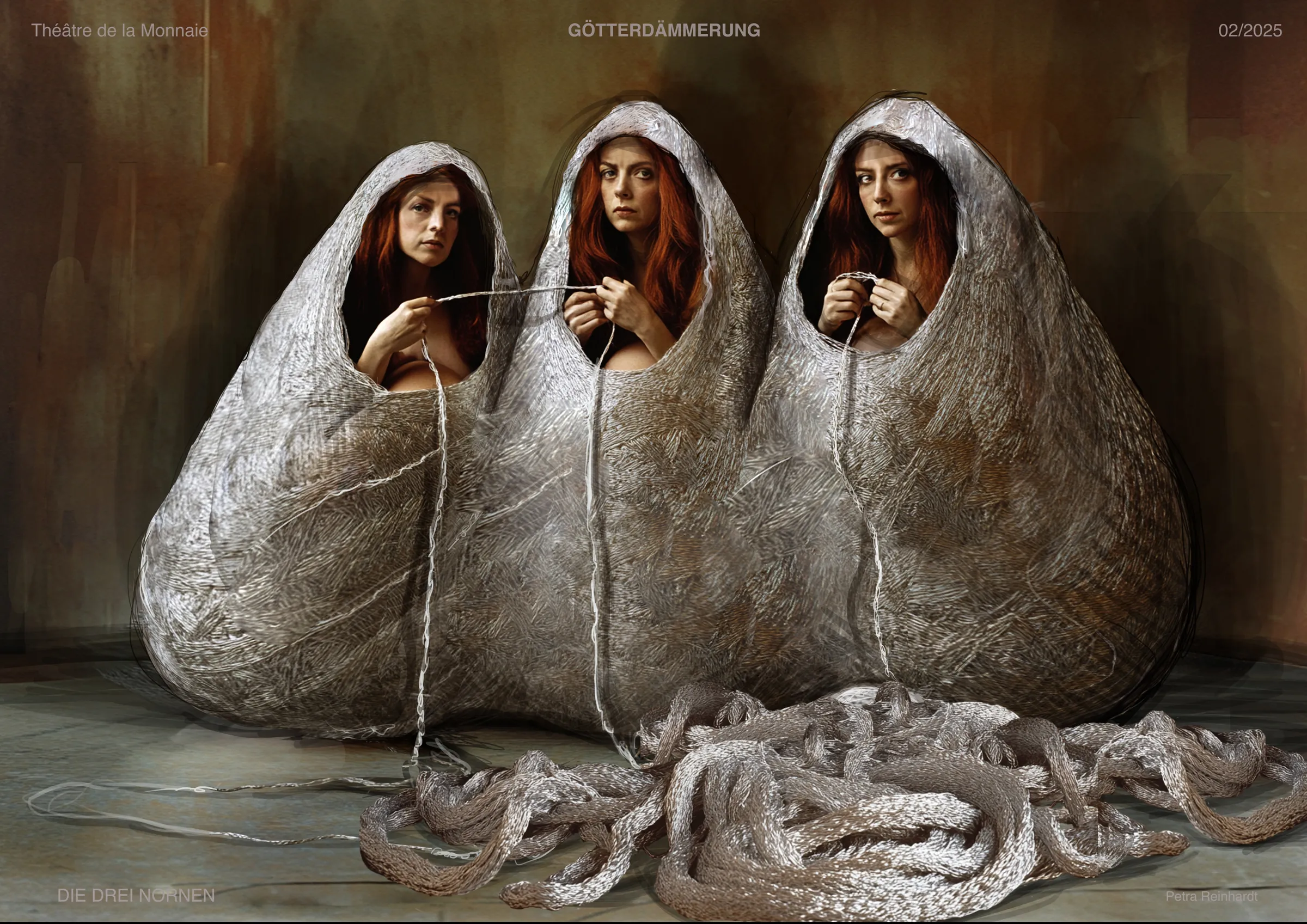 GOTTERDAMMERUNG Theatre de La Monnaie, Bruxelles, Costume Design by Petra Reinhardt