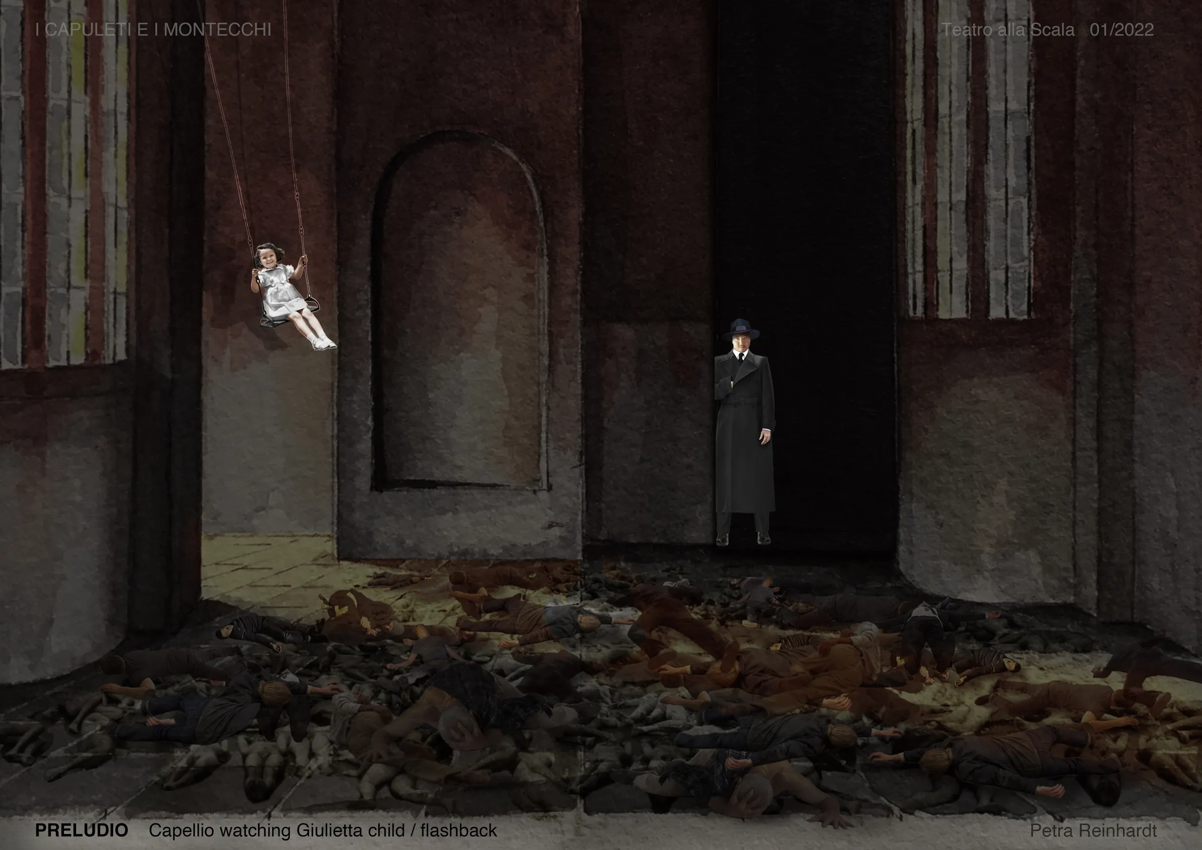 I Capuleti e I Montecchi Teatro alla Scala Milano, Costume Design by Petra Reinhardt