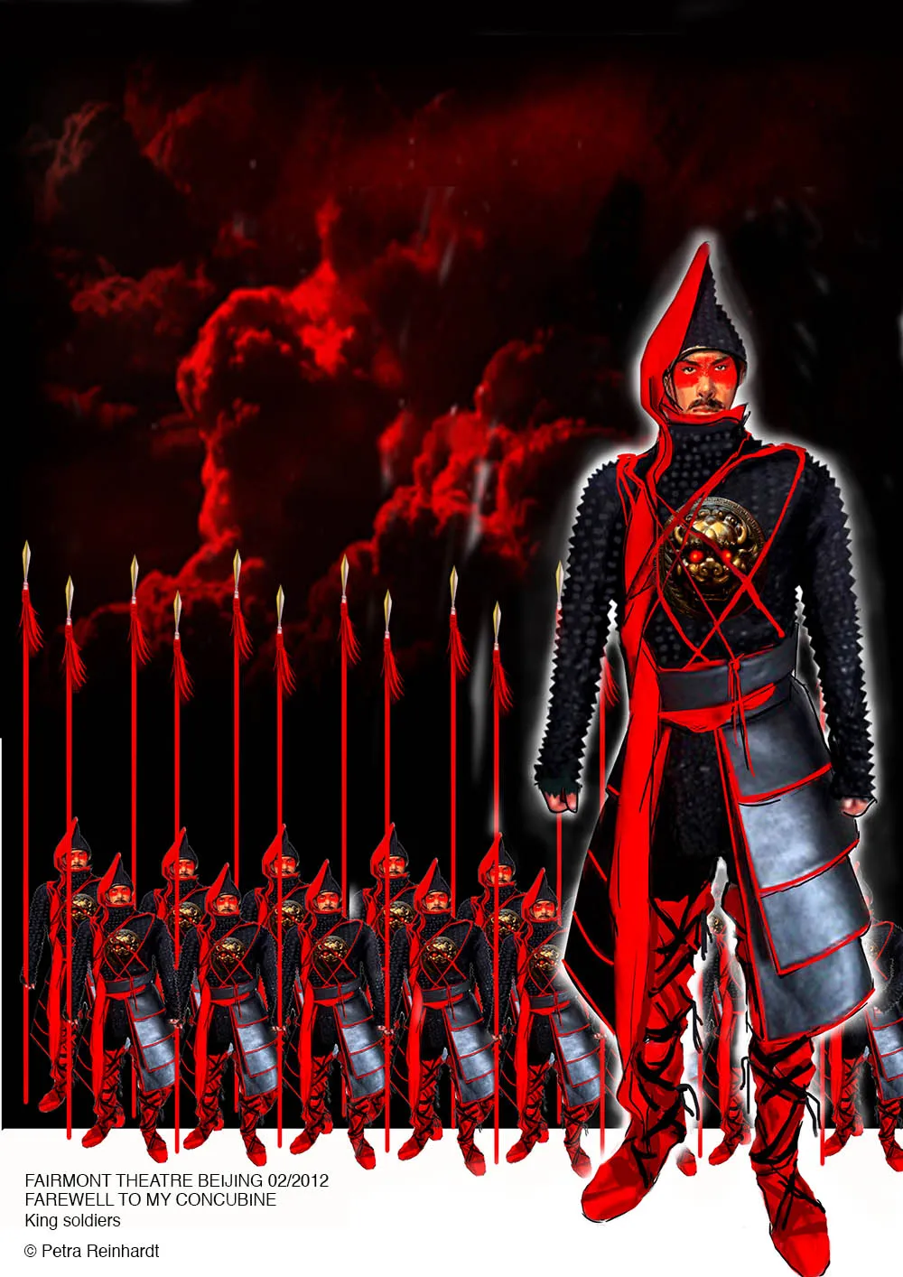 FAREWELL TO MY CONCUBINE Fairmont Theatre, Bejing China, Costume Design by Petra Reinhardt