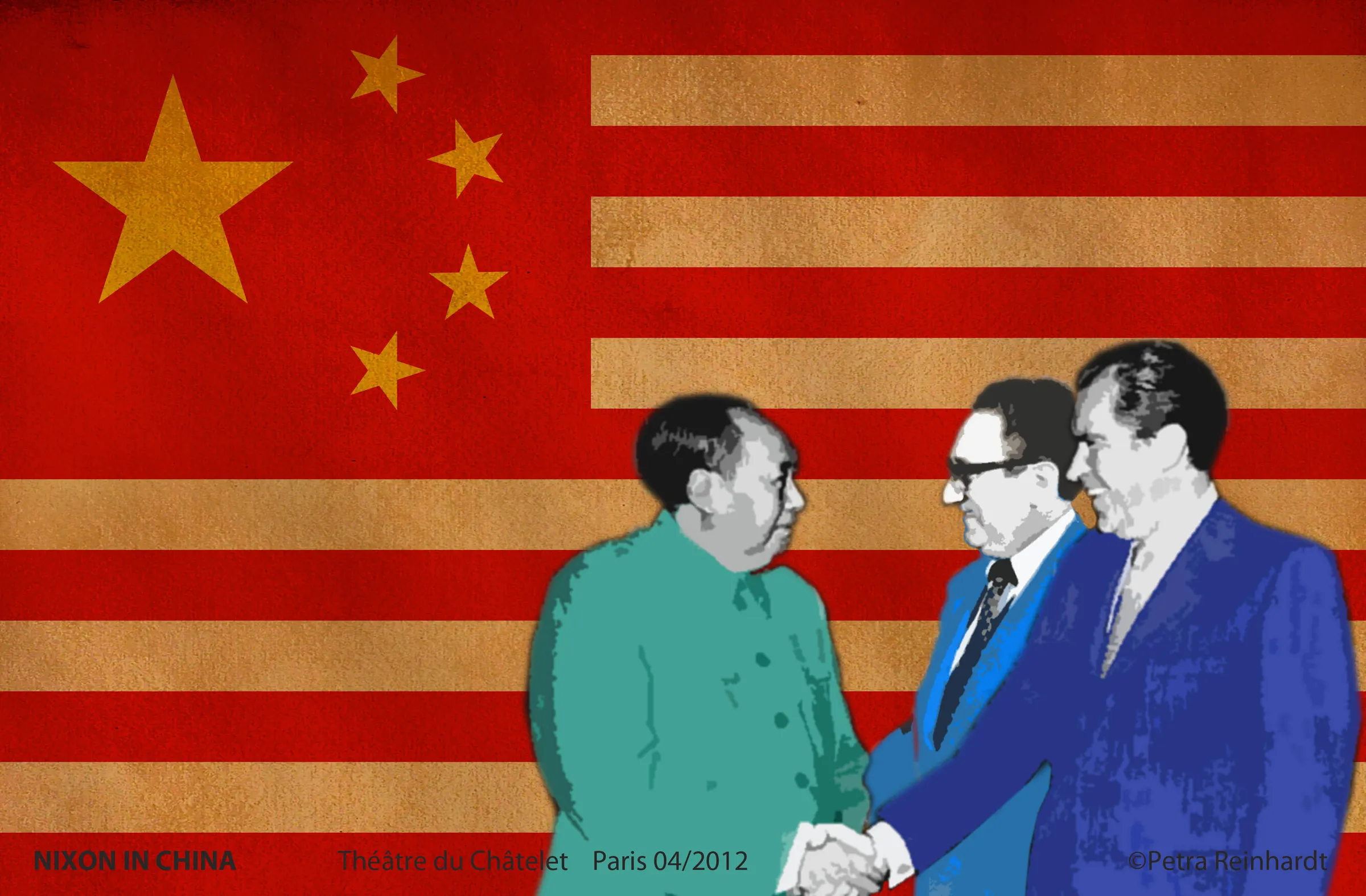 , NIXON IN CHINA Theatre du Chatelet, Paris, Costume Design by Petra Reinhardt ©Petra-Reinhardt