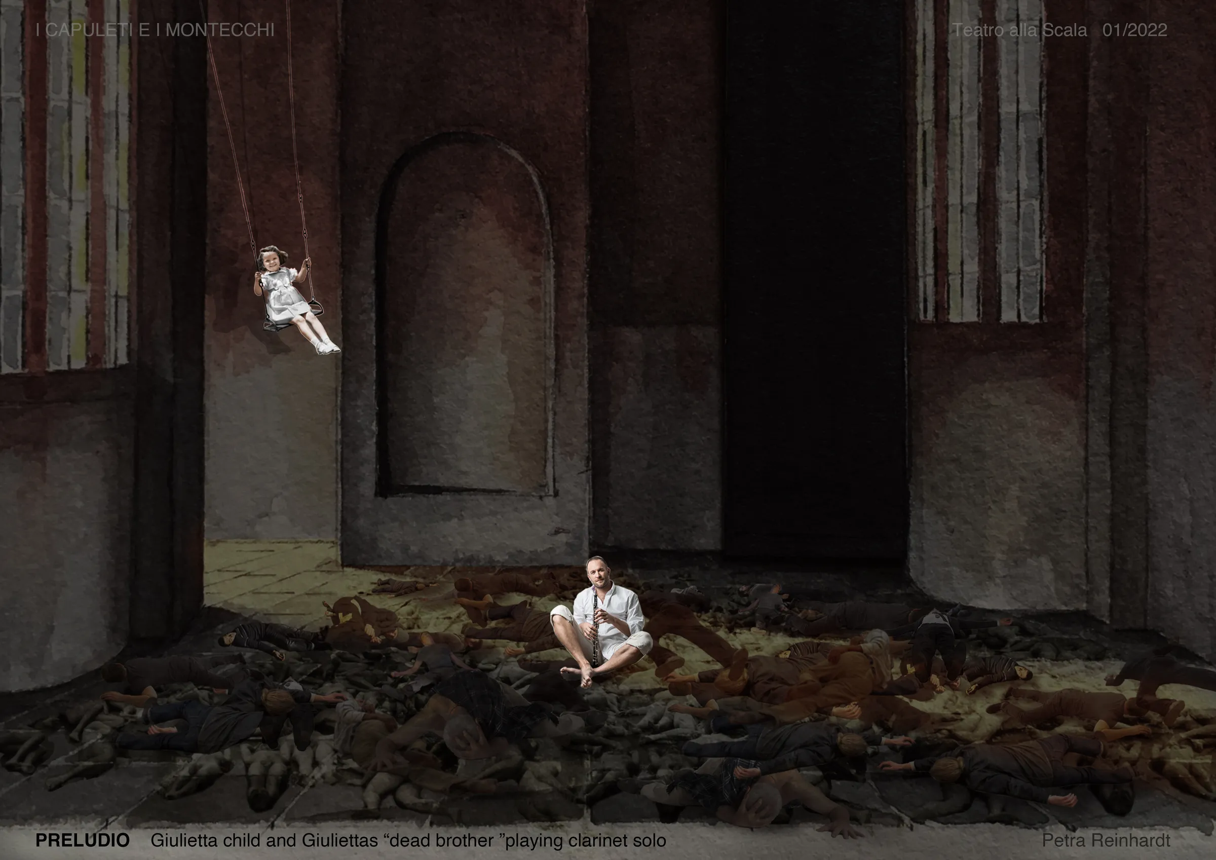 I Capuleti e I Montecchi Teatro alla Scala Milano, Costume Design by Petra Reinhardt