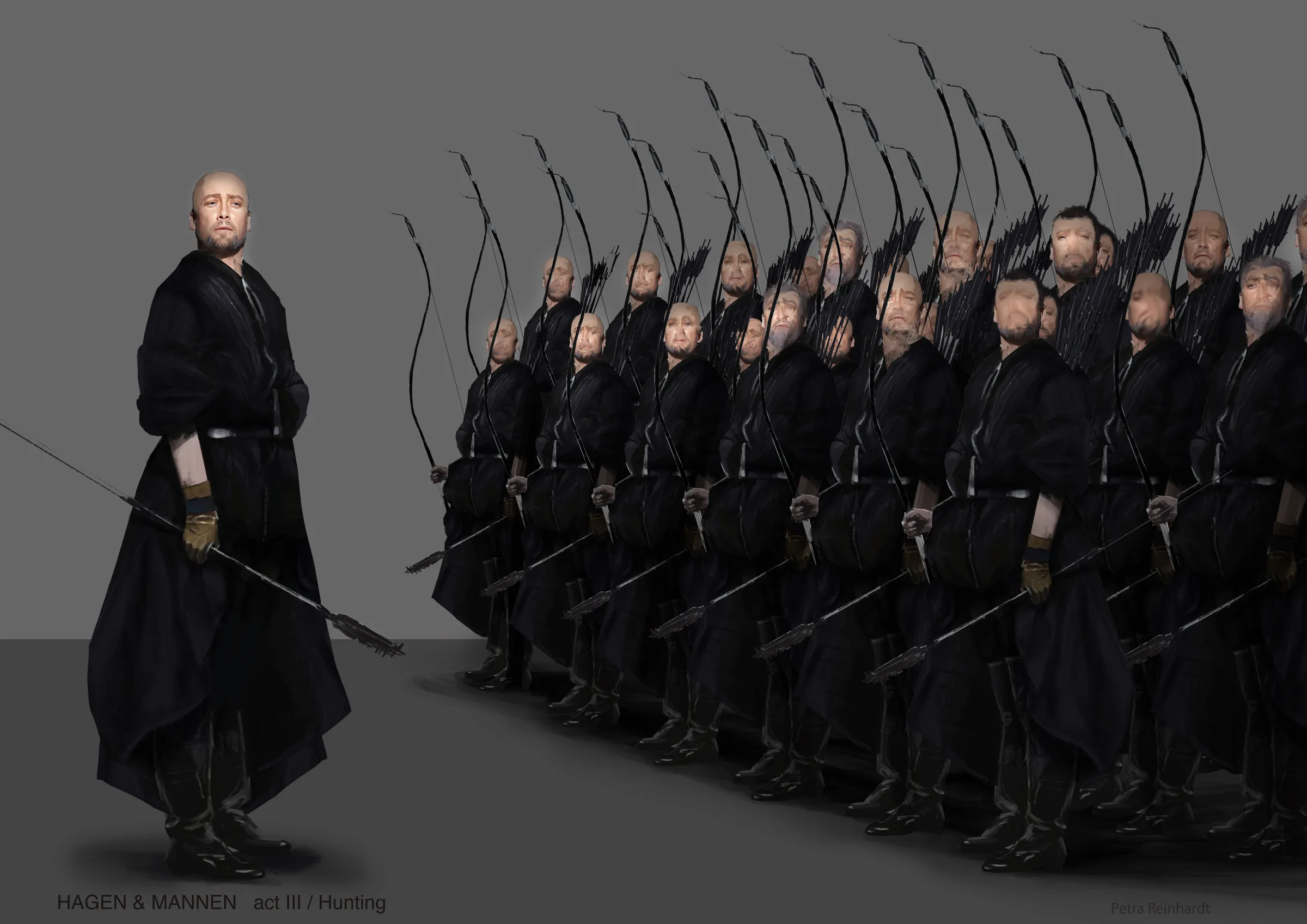 28b, GOTTERDAMMERUNG Theatre de La Monnaie, Bruxelles, Costume Design by Petra Reinhardt