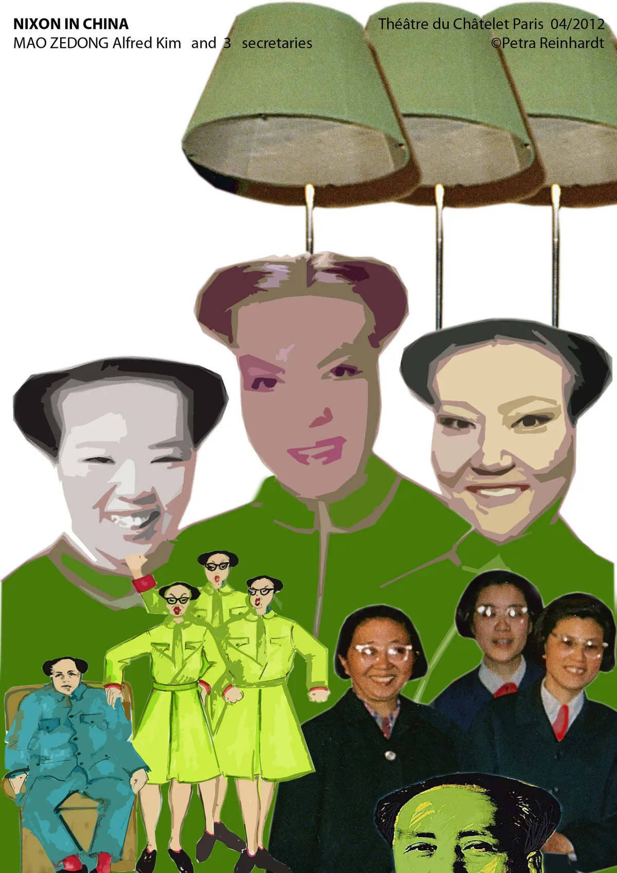 , NIXON IN CHINA Theatre du Chatelet, Paris, Costume Design by Petra Reinhardt ©Petra-Reinhardt