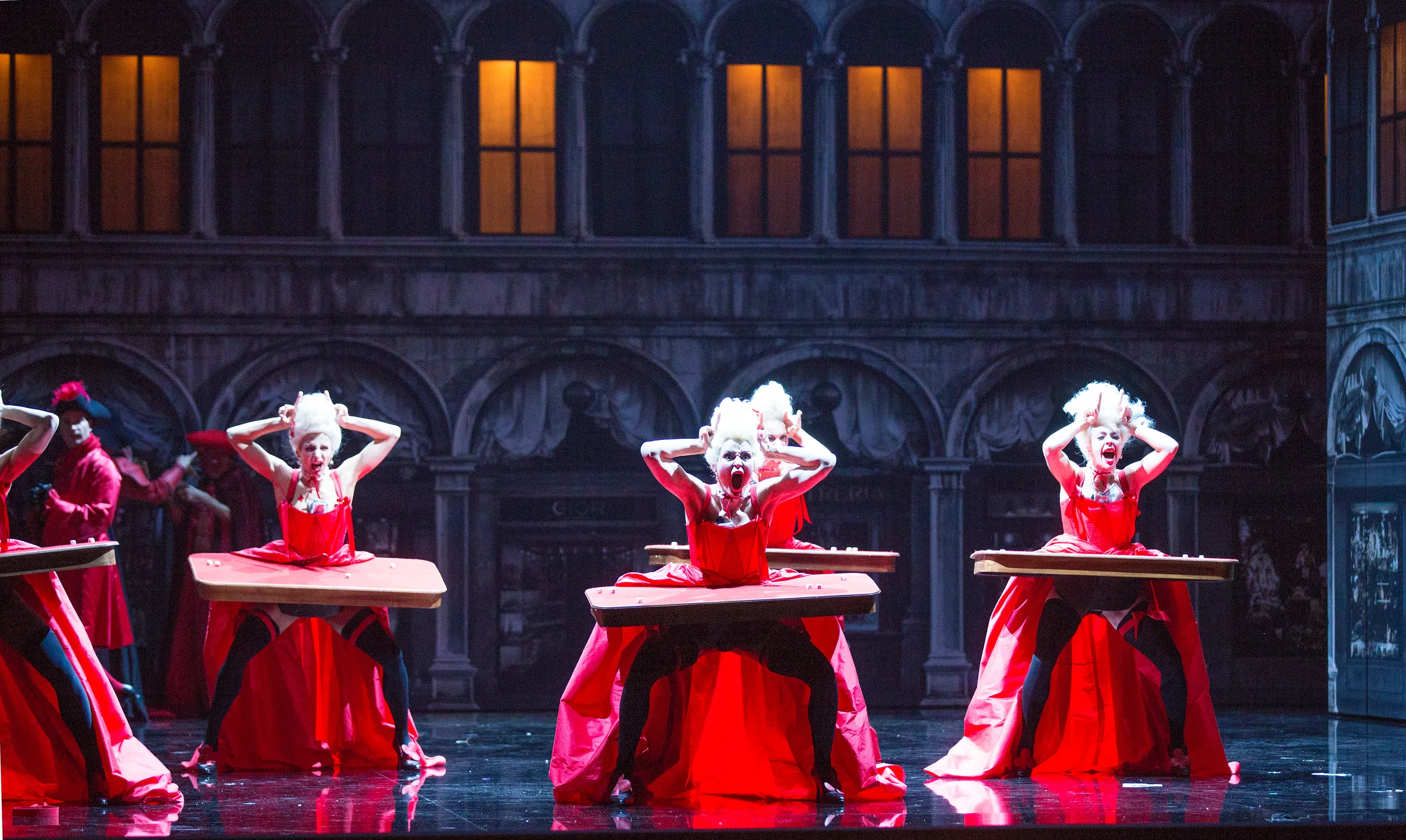 LES FETES VENITIENNES Opera Comique, Paris, Costume Design by Petra Reinhardt