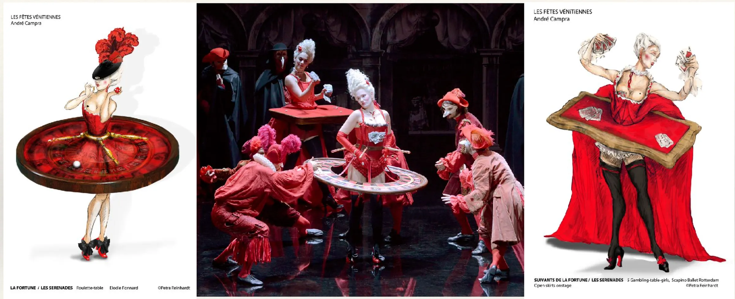 LES FETES VENITIENNES Opera Comique, Paris, Costume Design by Petra Reinhardt