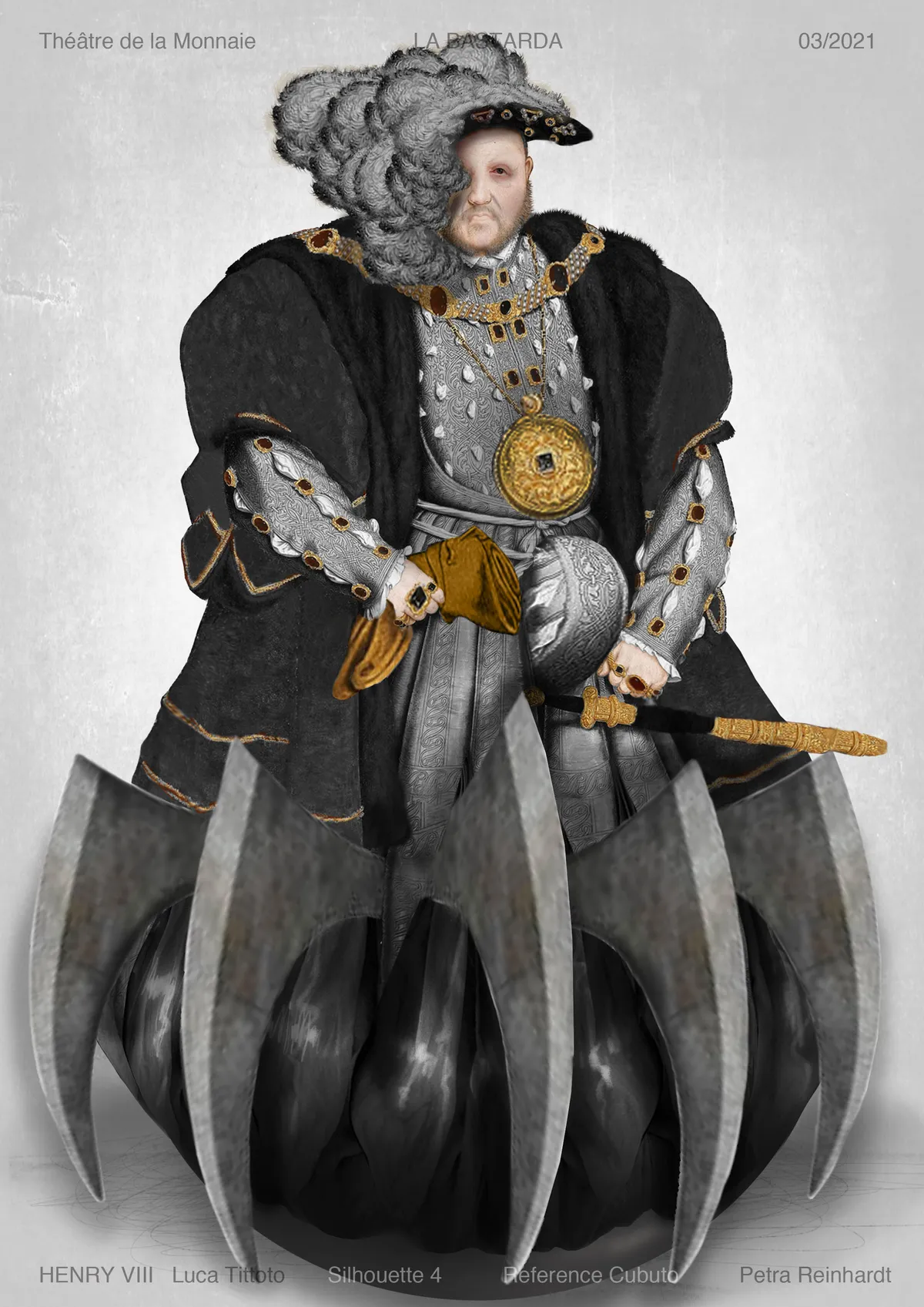 BASTARDA Theatre de La Monnaie, Bruxelles, Costume Design by Petra Reinhardt