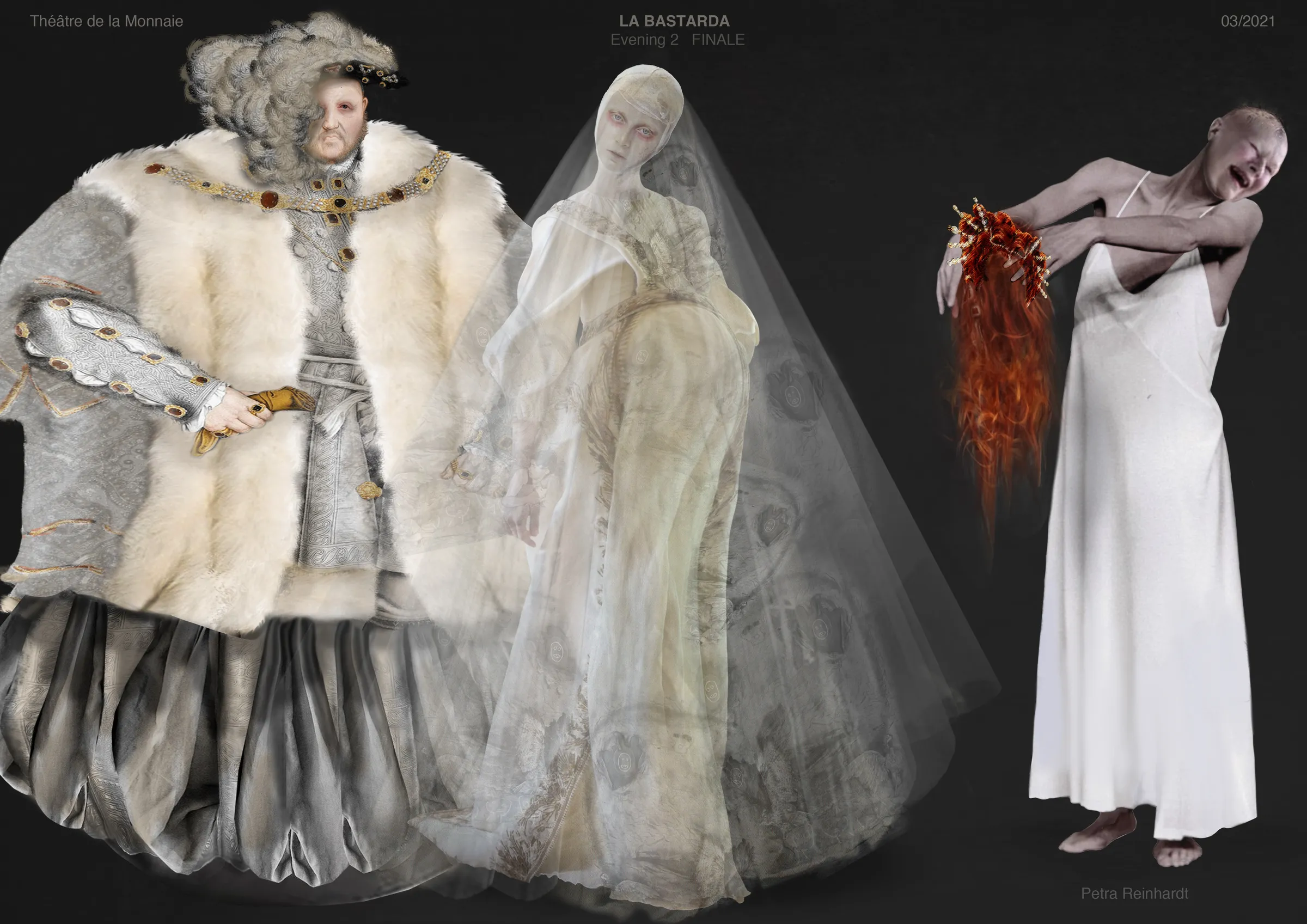 BASTARDA Theatre de La Monnaie, Bruxelles, Costume Design by Petra Reinhardt