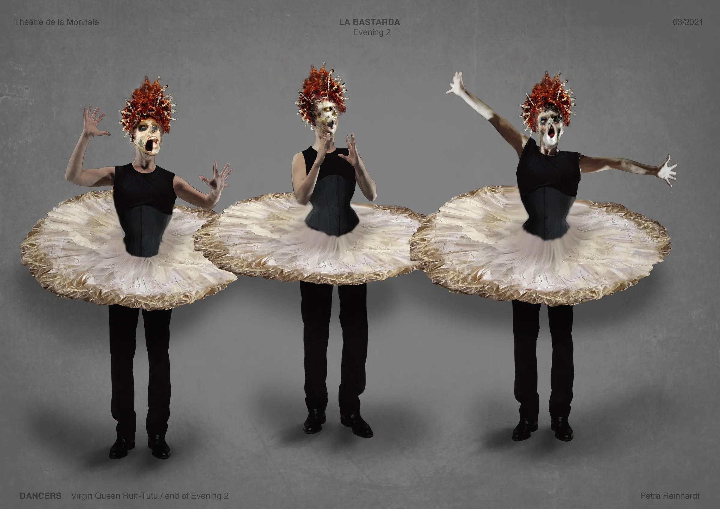 BASTARDA Theatre de La Monnaie, Bruxelles, Costume Design by Petra Reinhardt