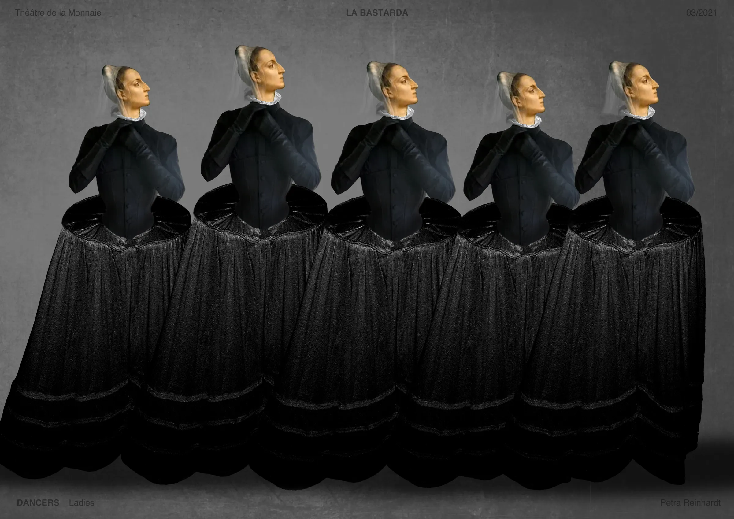 BASTARDA Theatre de La Monnaie, Bruxelles, Costume Design by Petra Reinhardt