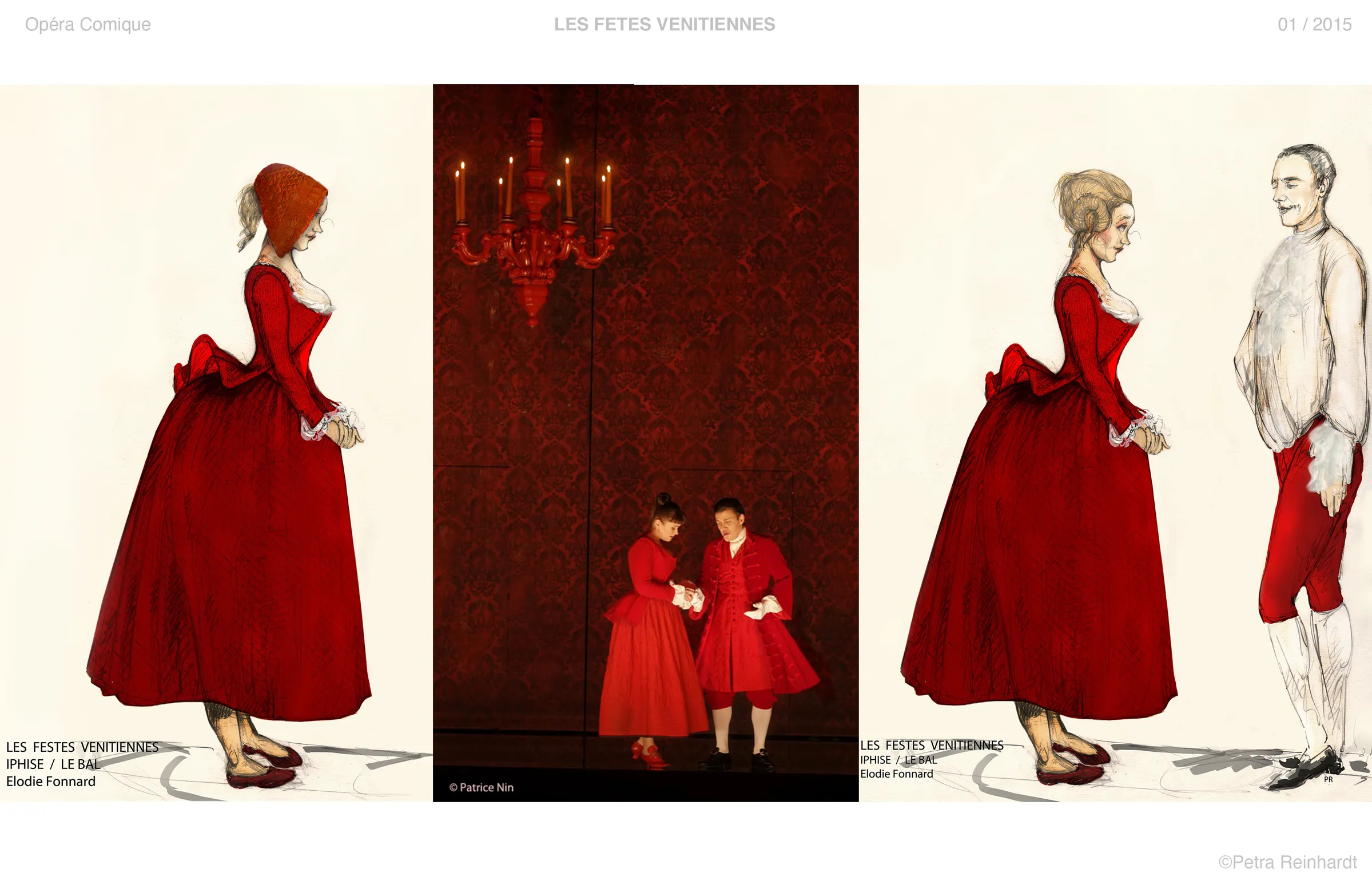 LES FETES VENITIENNES Opera Comique, Paris, Costume Design by Petra Reinhardt